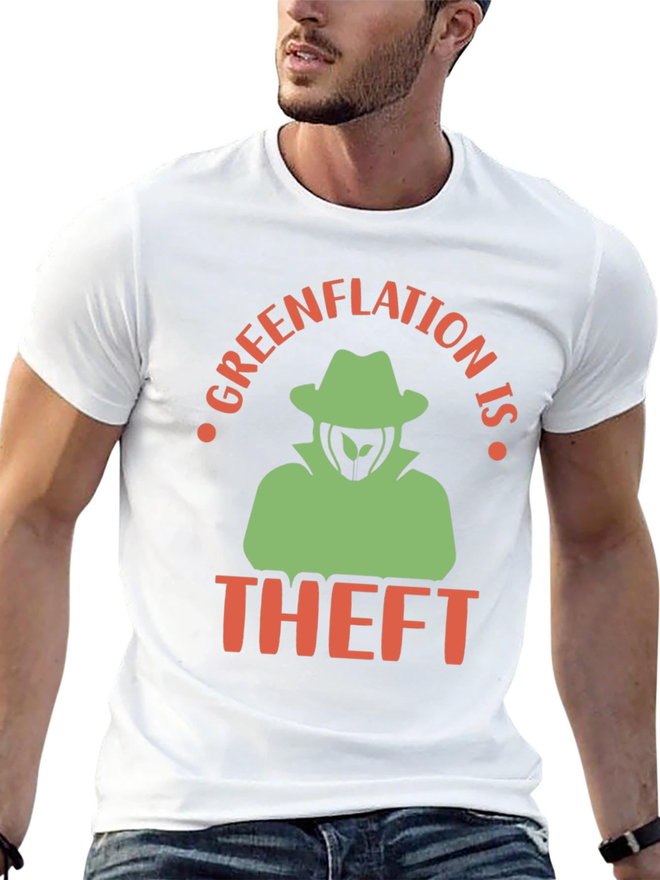 Greenflation is Theft Graphic Tee