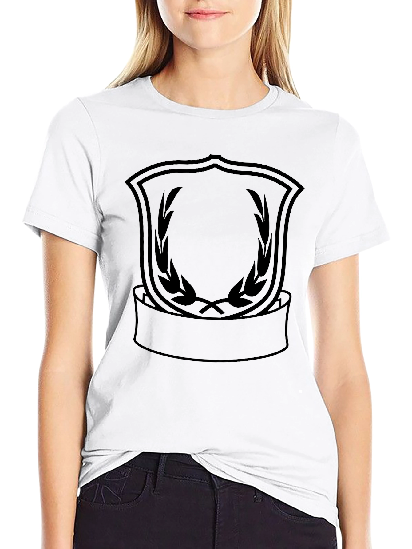 Emblem Graphic Black T-Shirt