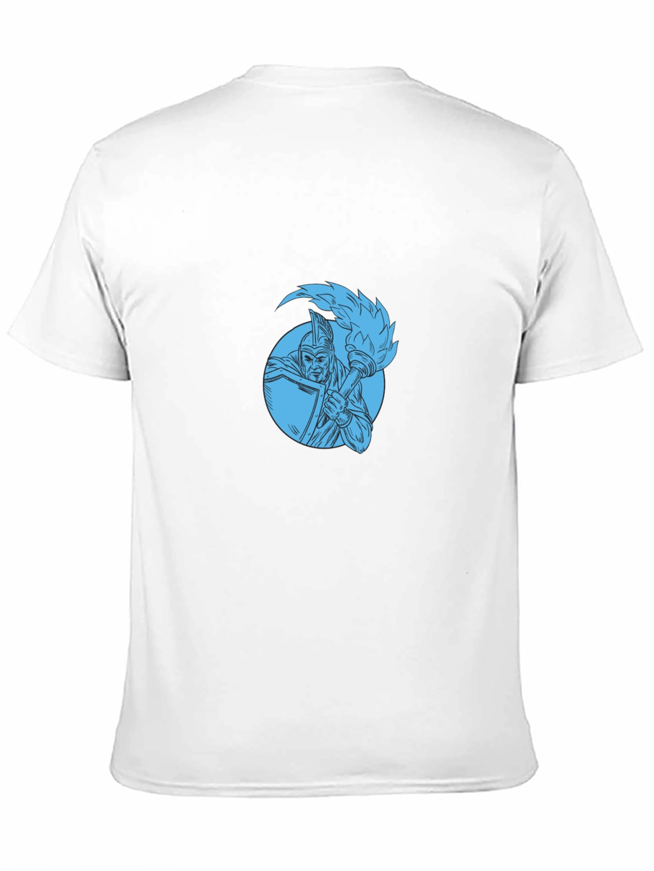 Warrior Torch Graphic Tee - Black