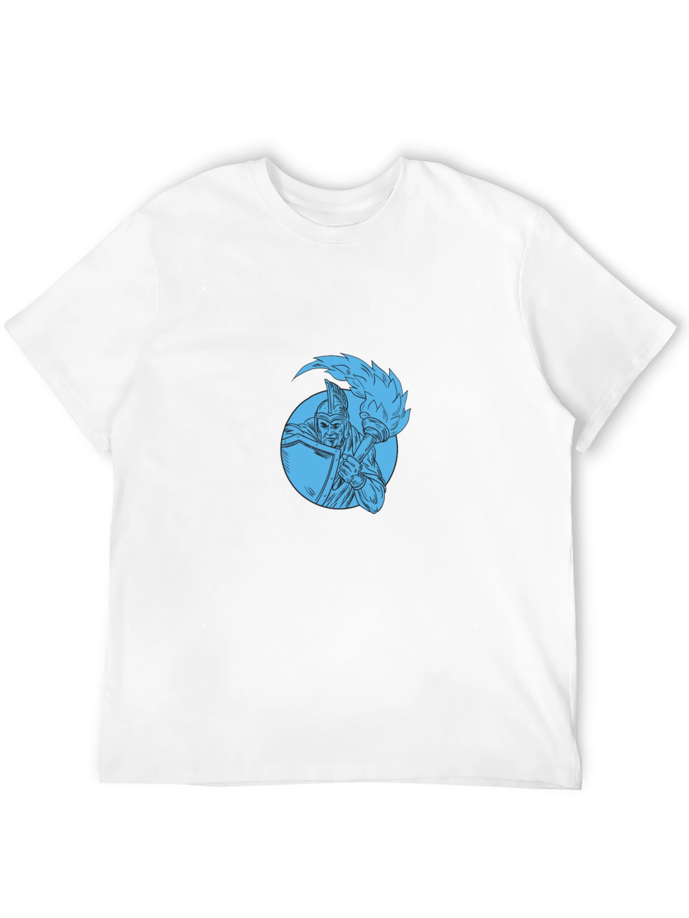 Warrior Torch Graphic Tee - Black