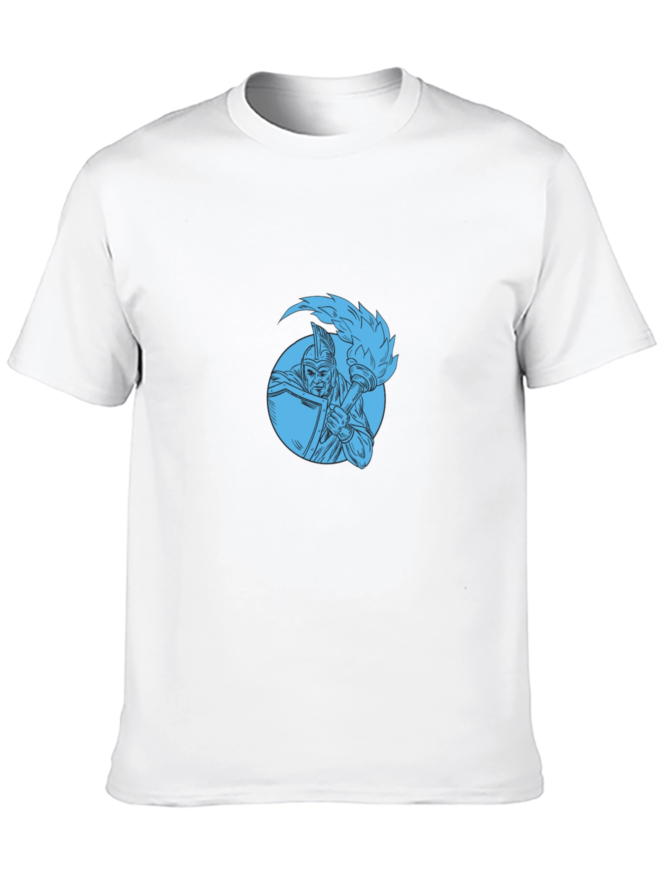Warrior Torch Graphic Tee - Black