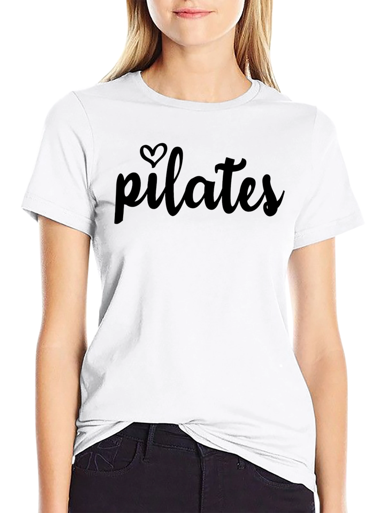 Pilates Heart Graphic Tee - Casual Comfort