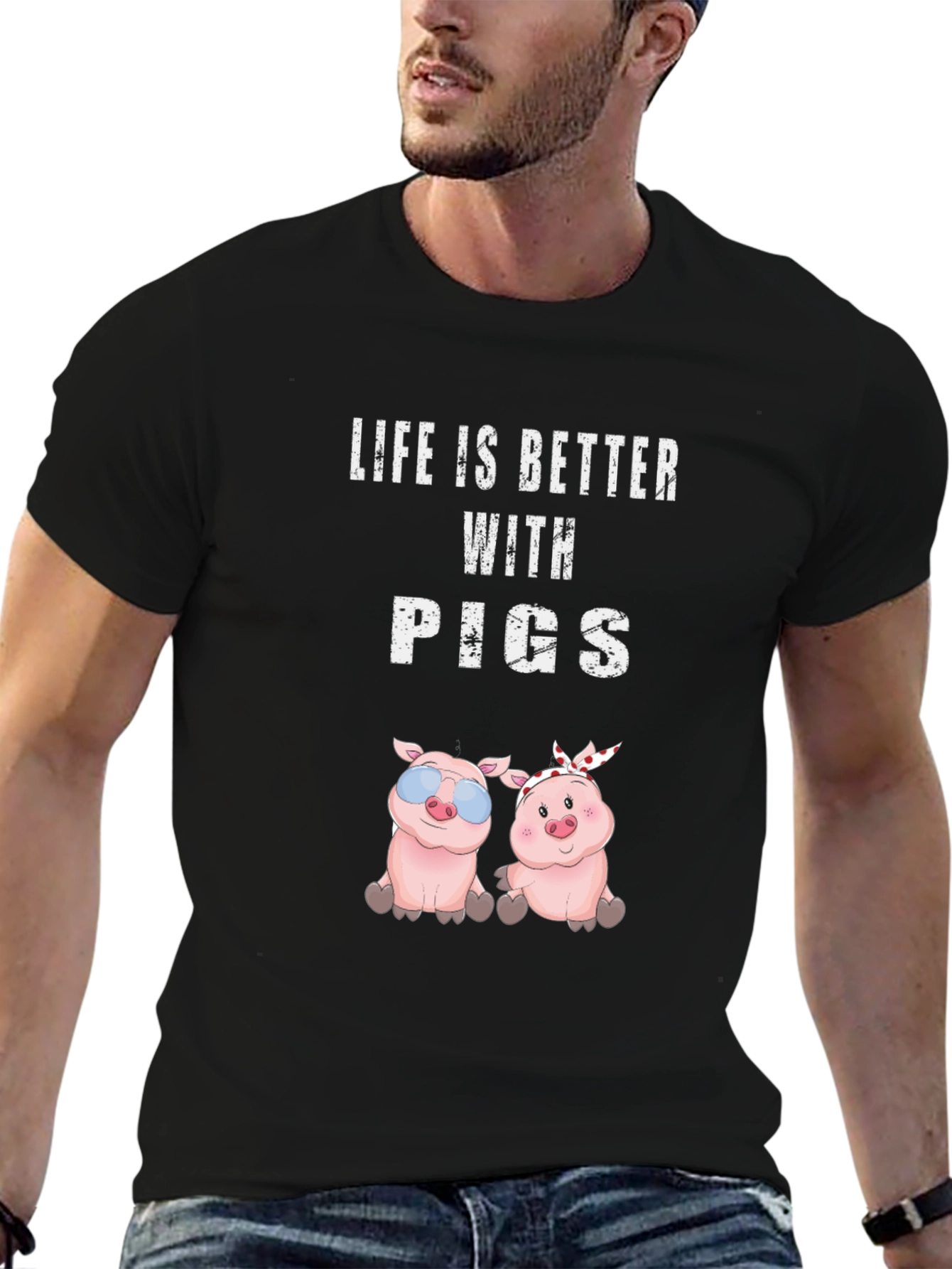 Life is Better with Pigs T-Shirt