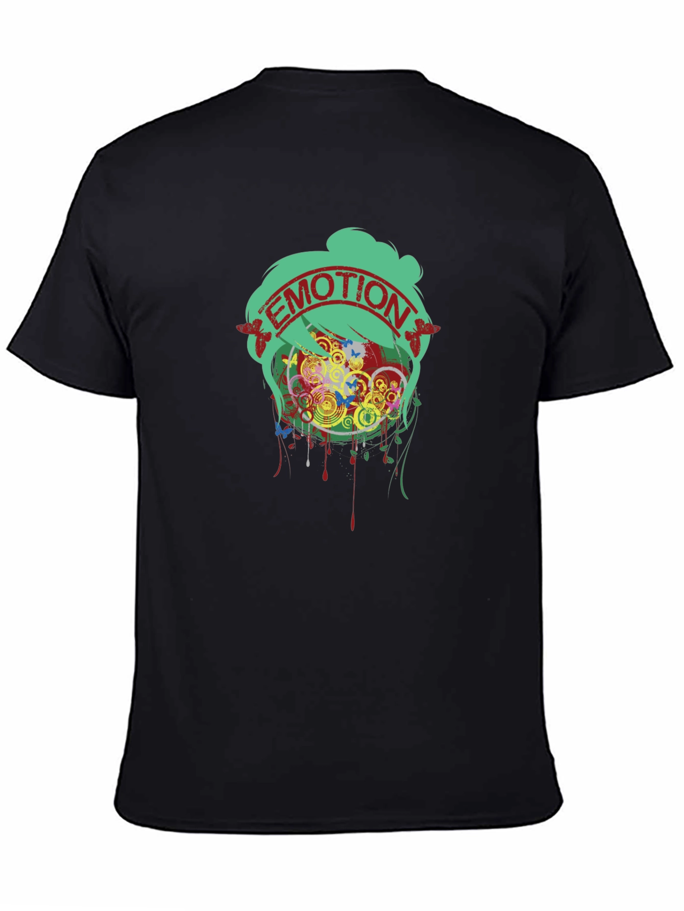 Emotion Graphic Tee - Unique Artistic Design