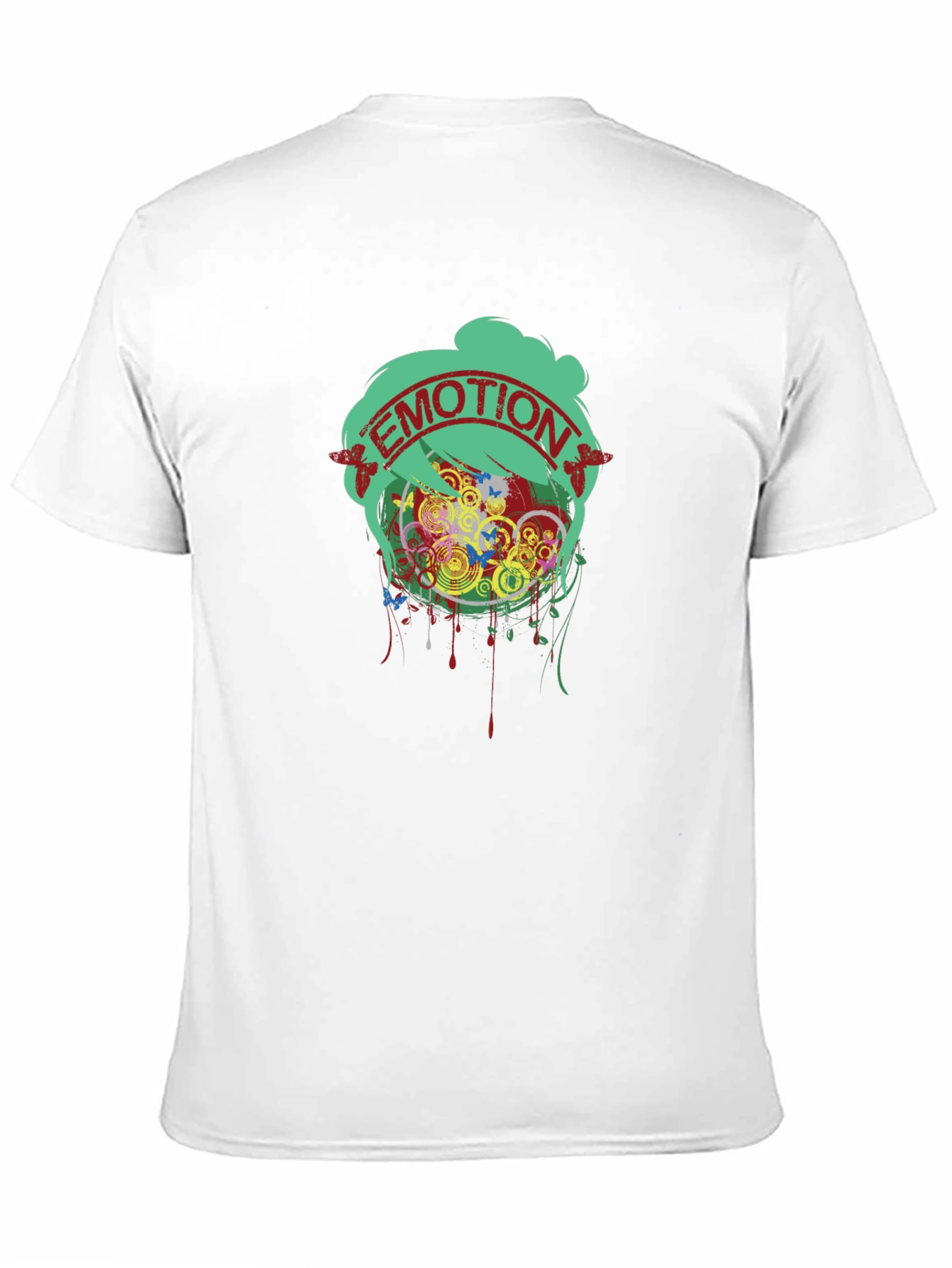 Emotion Graphic Tee - Unique Artistic Design