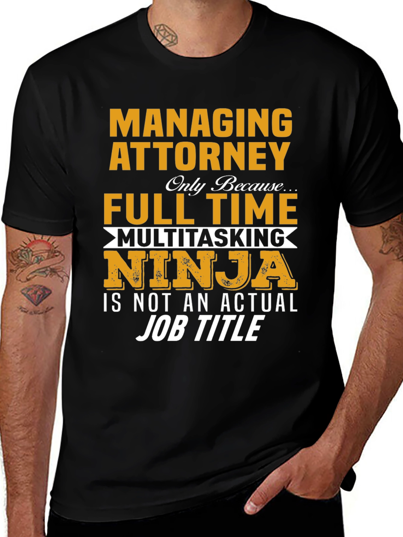 Managing Attorney Ninja T-Shirt