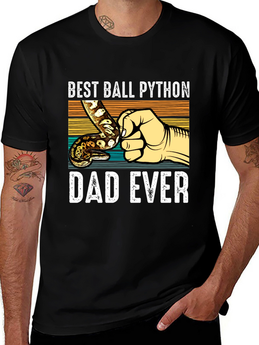 Best Ball Python Dad Ever T-Shirt