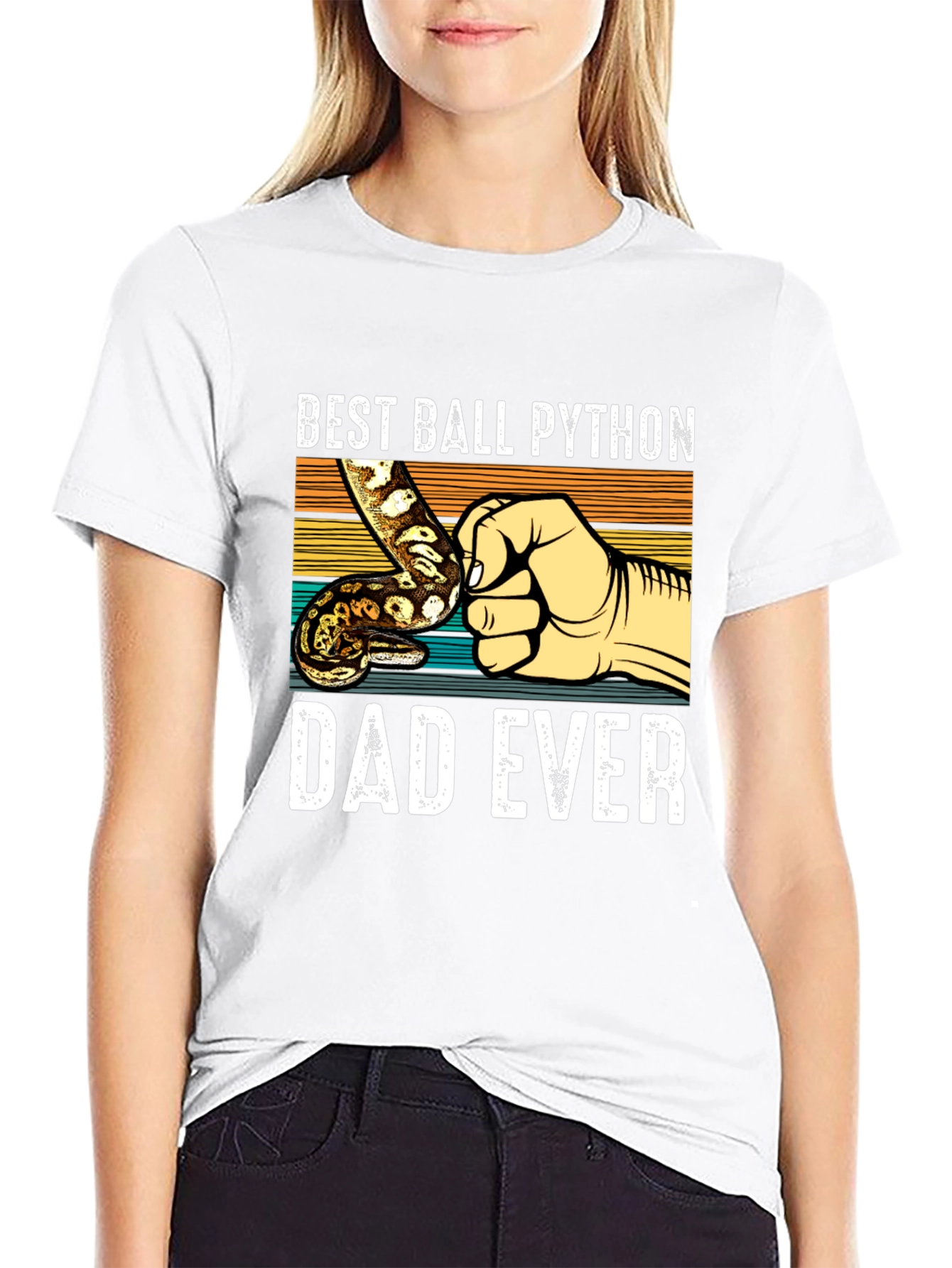 Best Ball Python Dad Ever T-Shirt