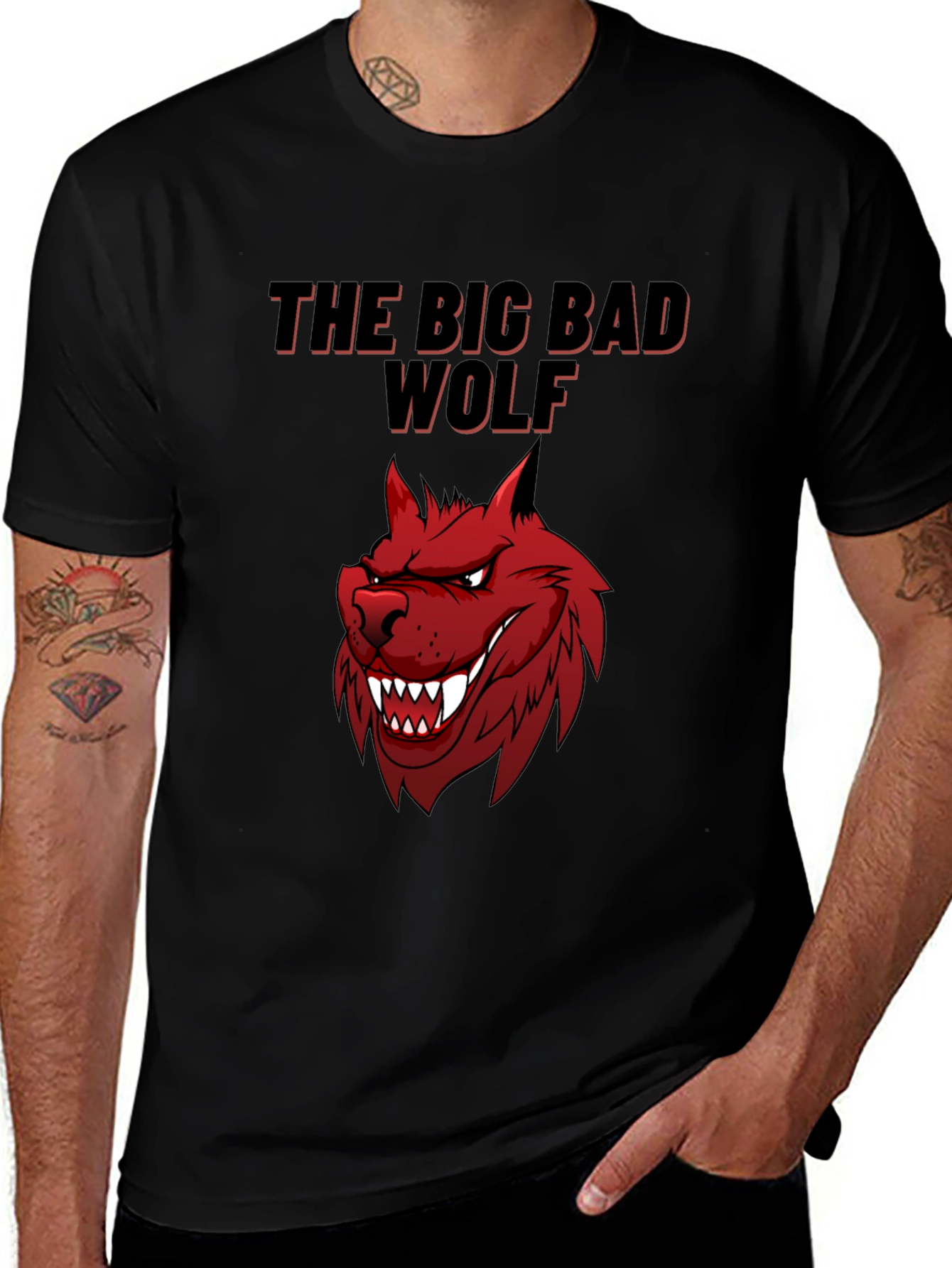 The Big Bad Wolf T-Shirt - Mens Graphic Tee