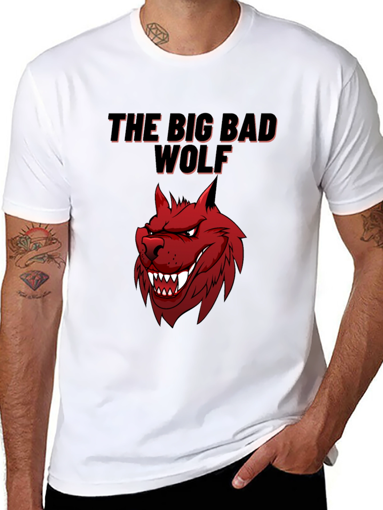 The Big Bad Wolf T-Shirt - Mens Graphic Tee