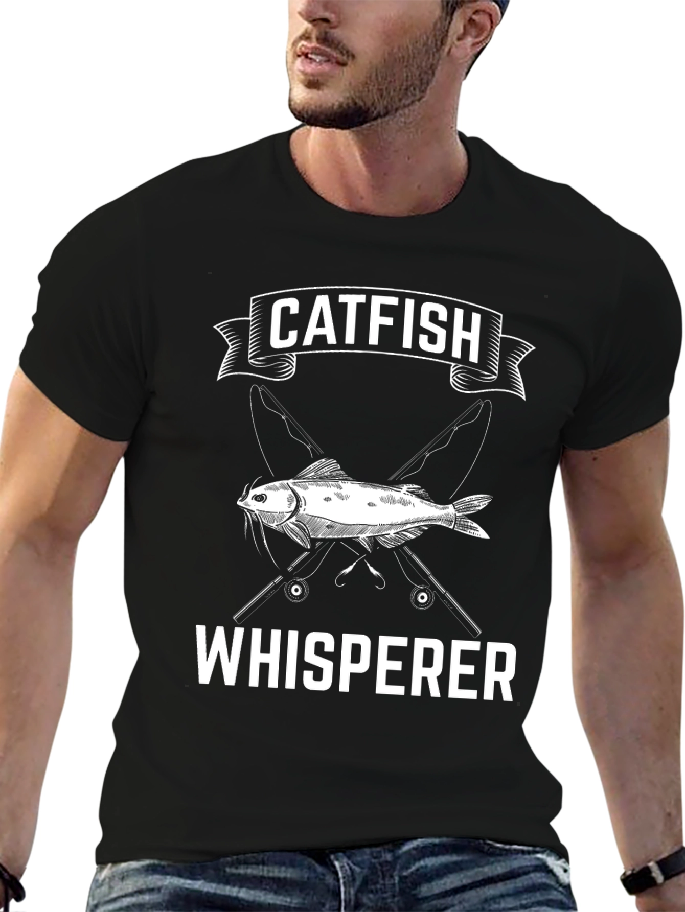 Catfish Whisperer Graphic T-Shirt