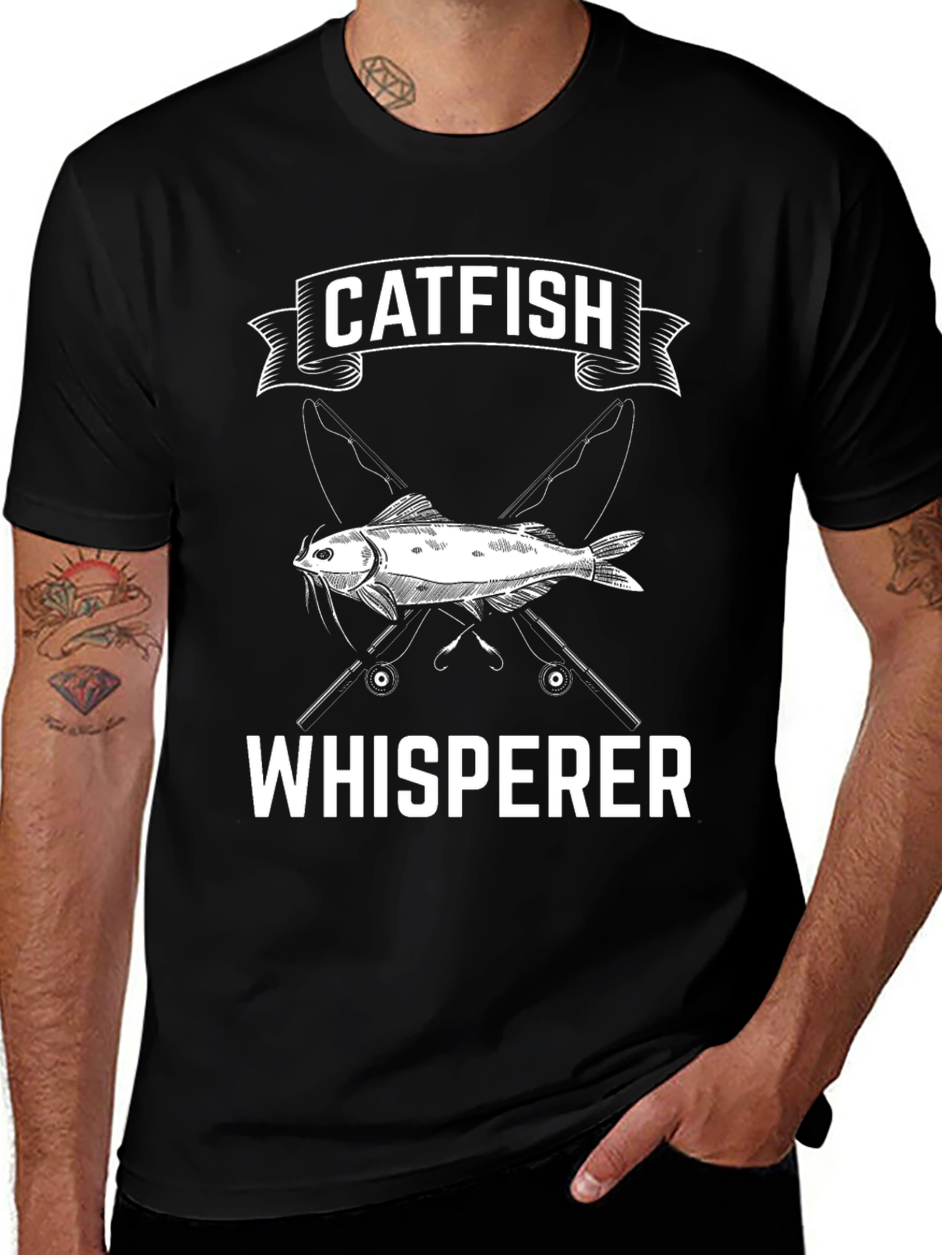 Catfish Whisperer Graphic T-Shirt