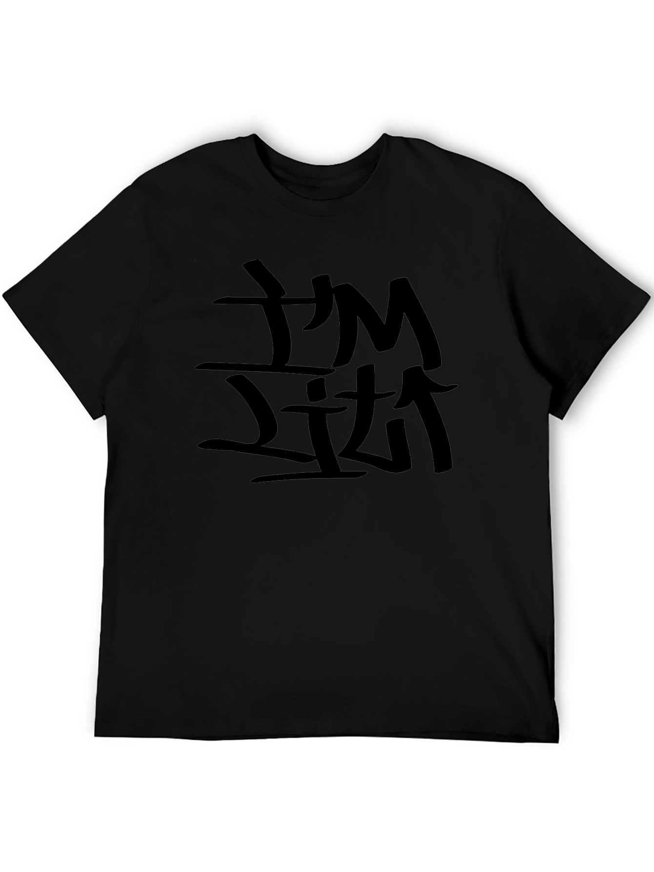 Im Lit Black Graphic Tee