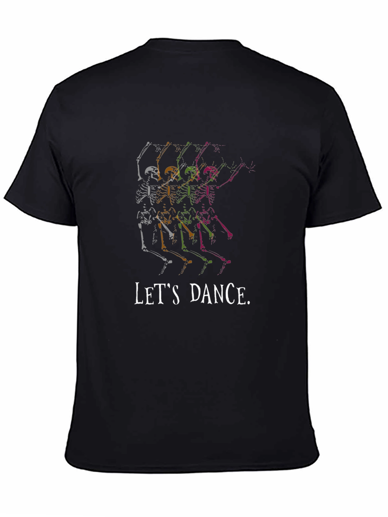 Lets Dance Skeleton Graphic Tee - Black