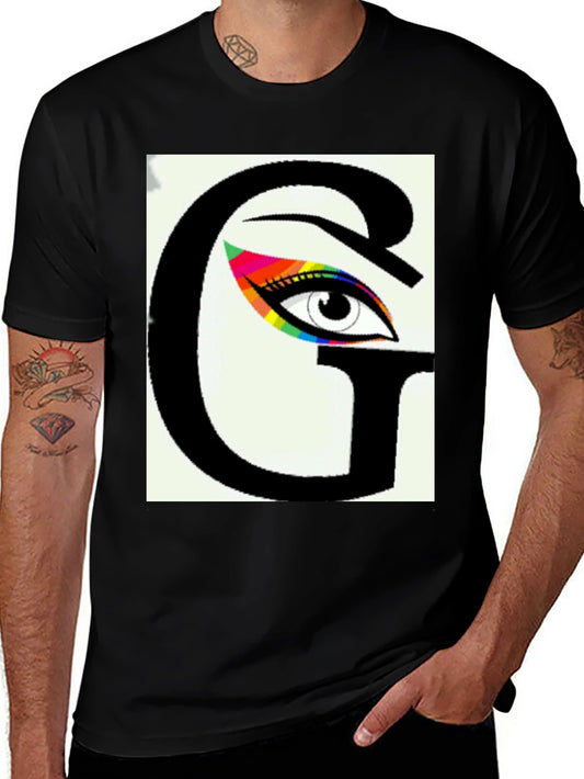 Eye See You Graphic Tee - Black Cotton Blend