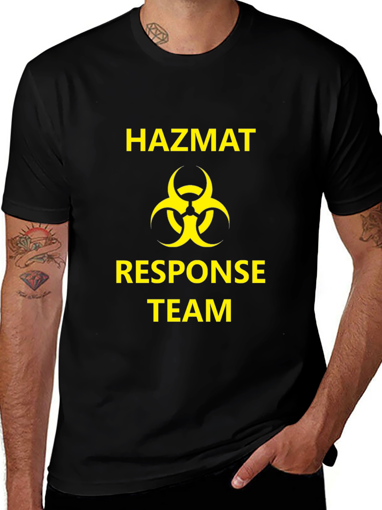 Hazmat Response Team Black T-Shirt