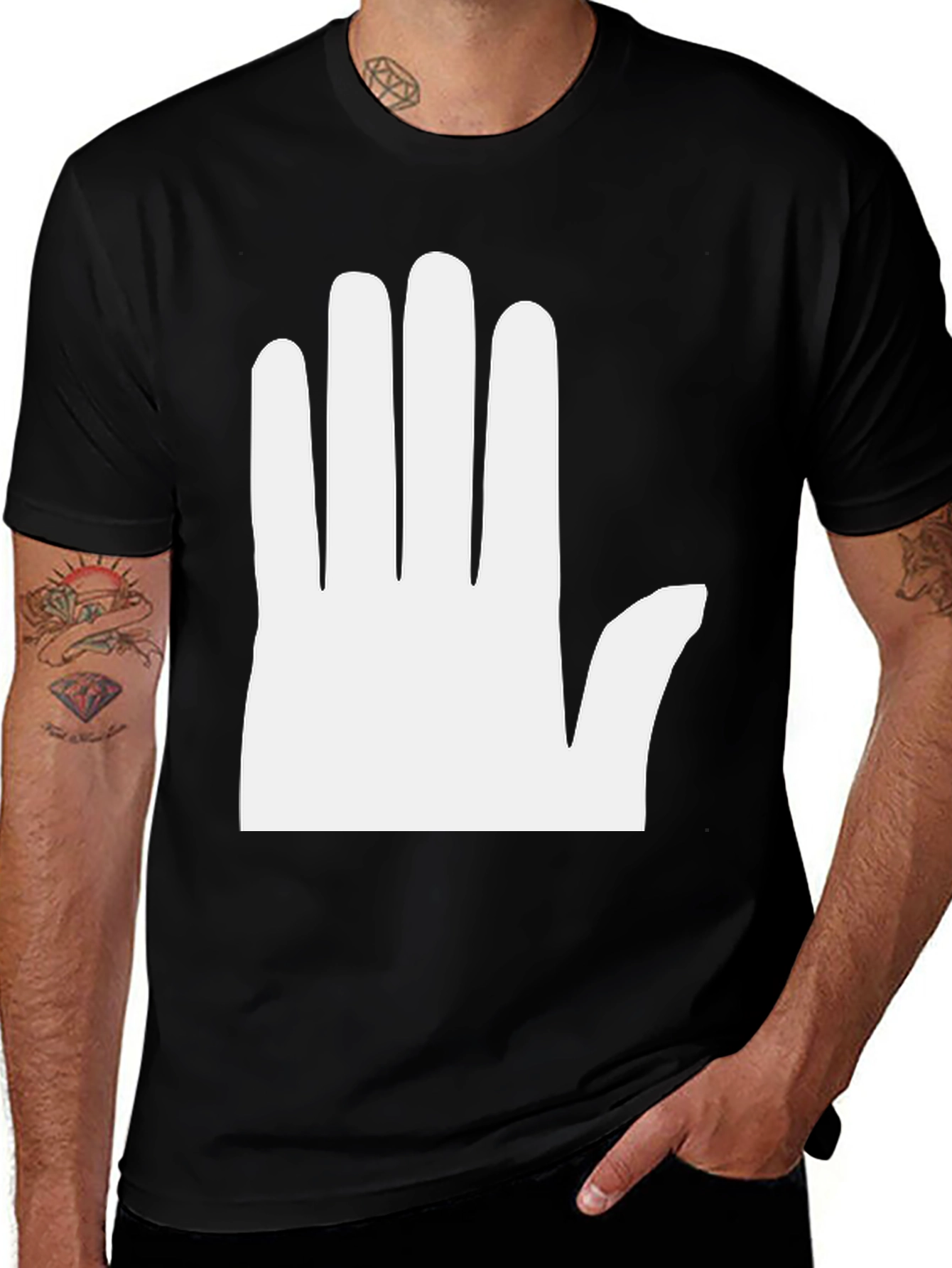 Hand Graphic Tee - Bold Statement T-Shirt