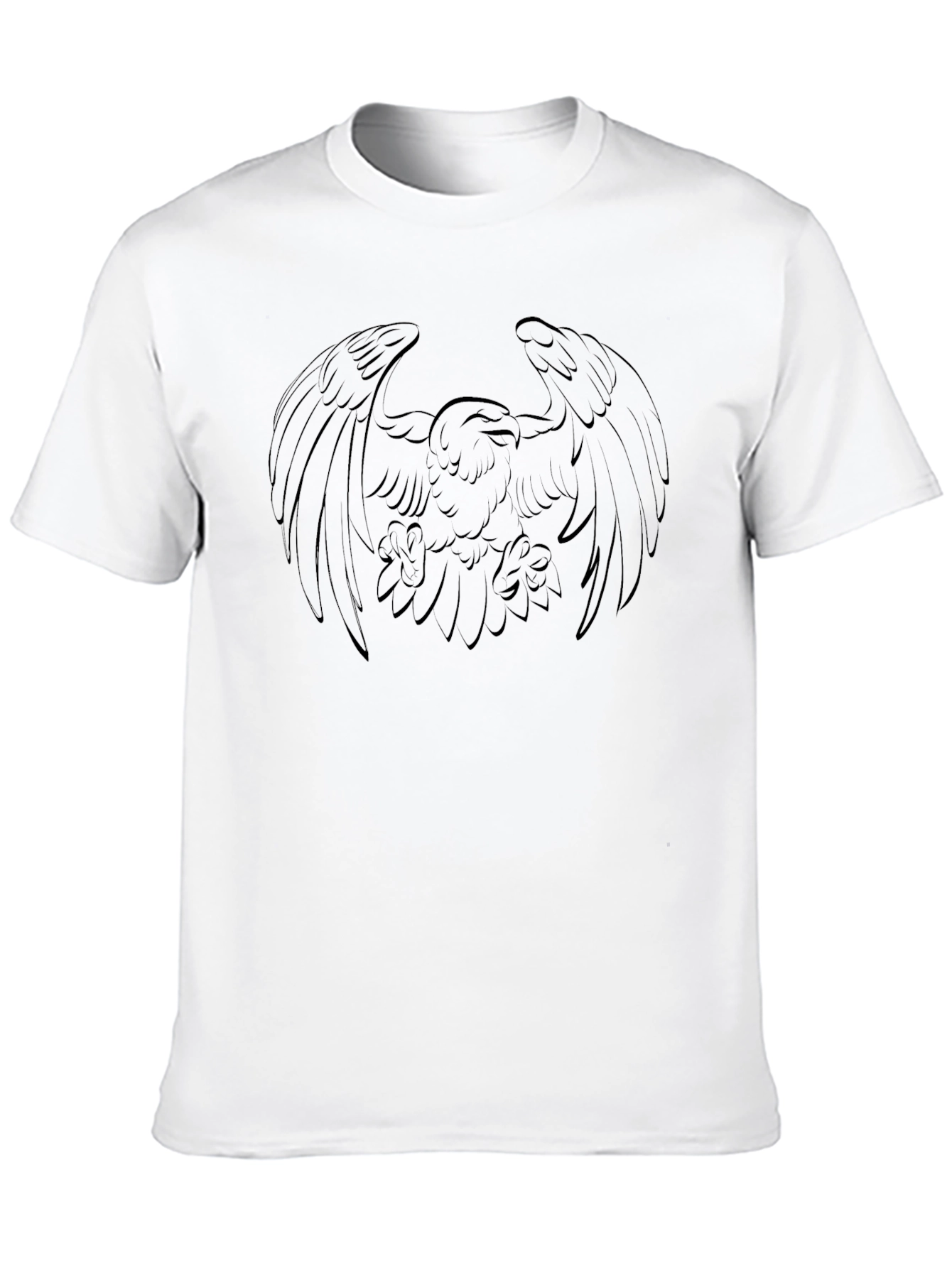 Black Eagle Graphic Tee - Soft Cotton Blend
