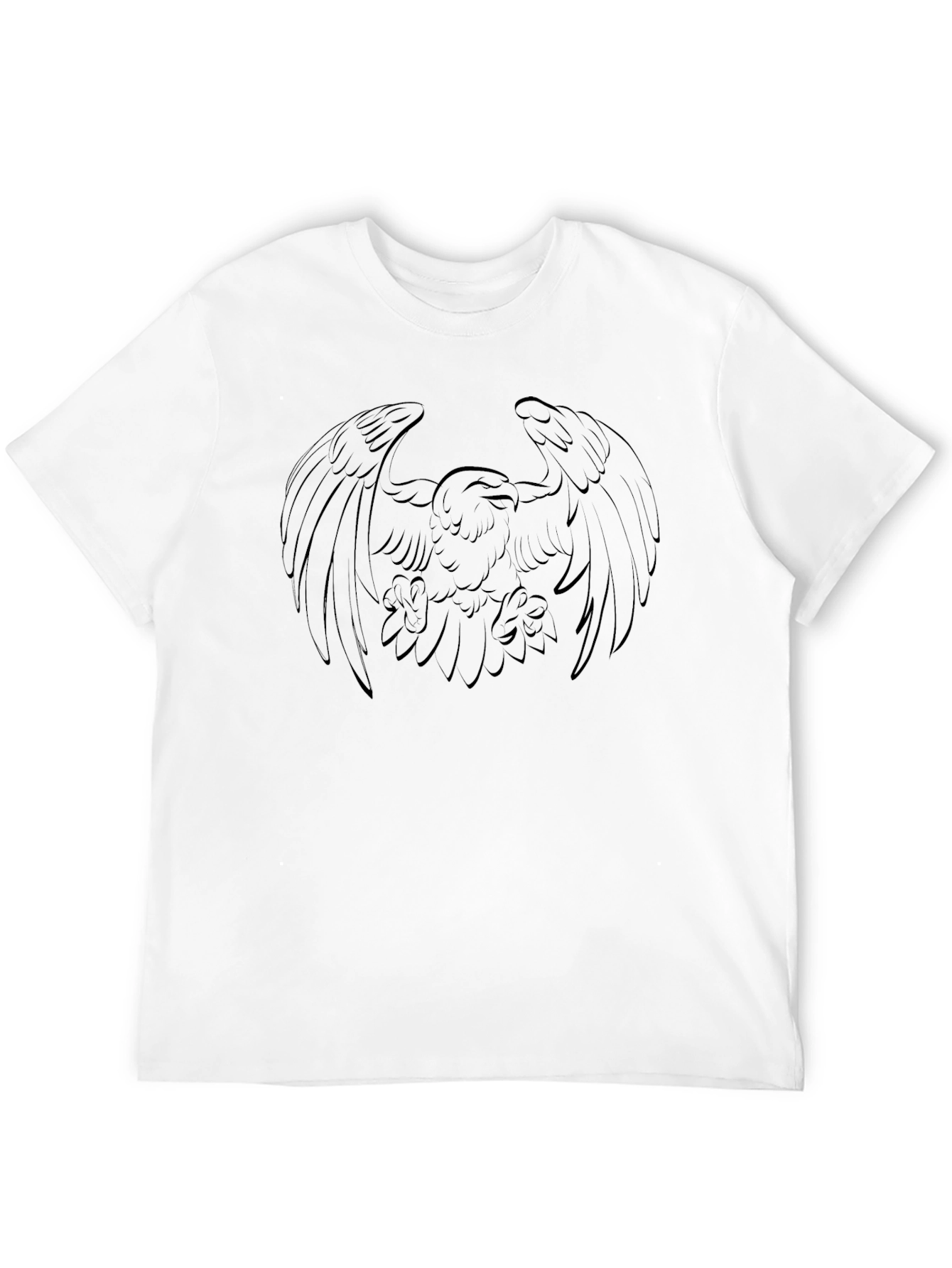 Black Eagle Graphic Tee - Soft Cotton Blend
