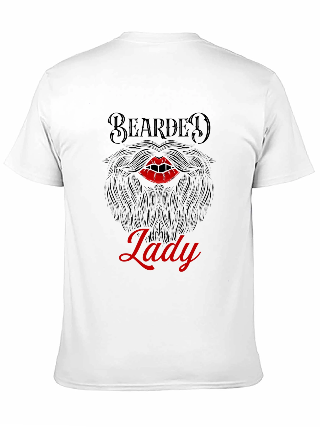 Bearded Lady Graphic Tee - Unisex Novelty Shirt