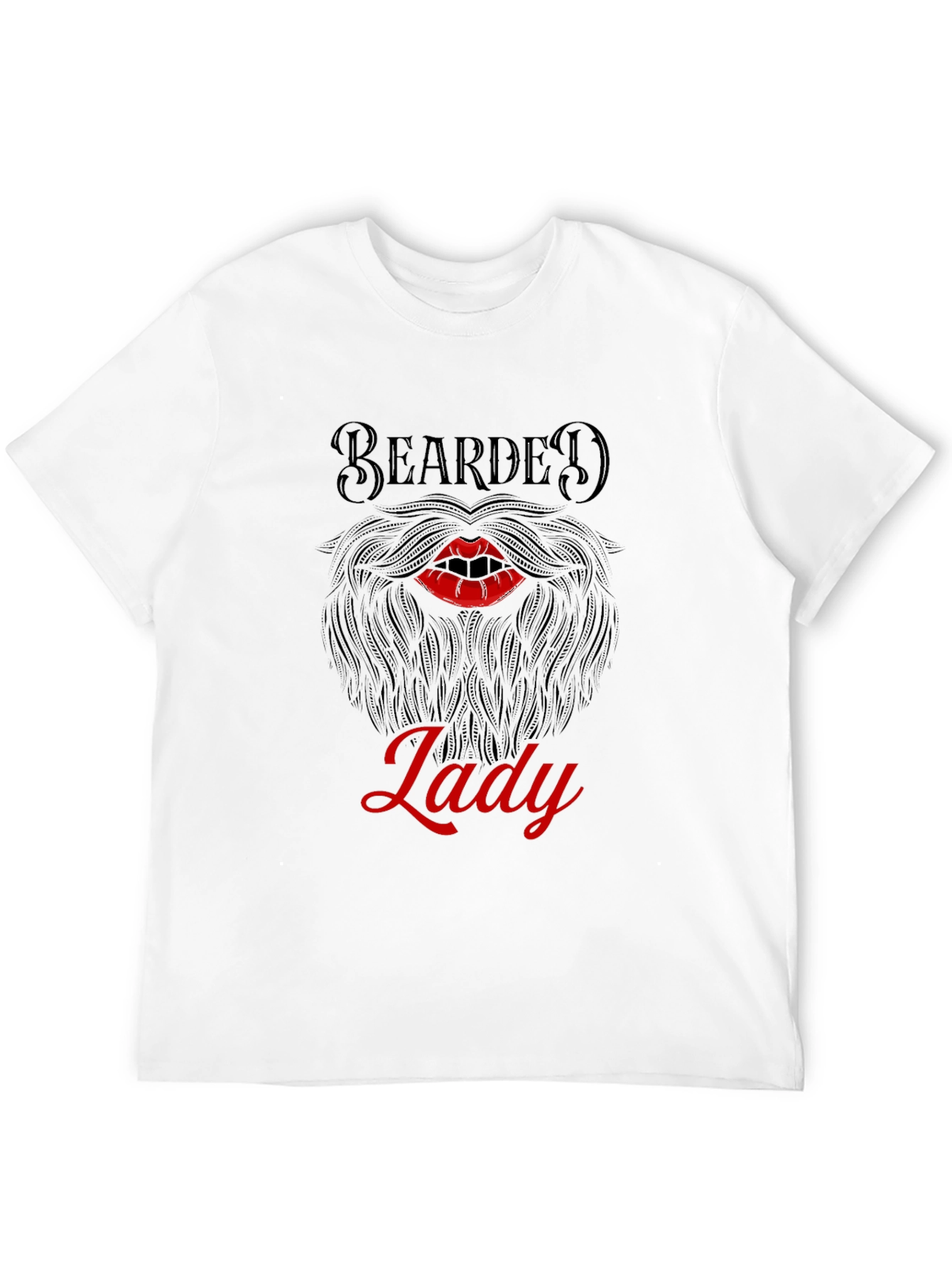 Bearded Lady Graphic Tee - Unisex Novelty Shirt