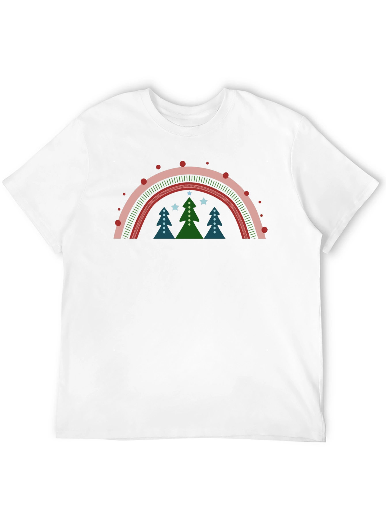 Festive Holiday Rainbow T-Shirt