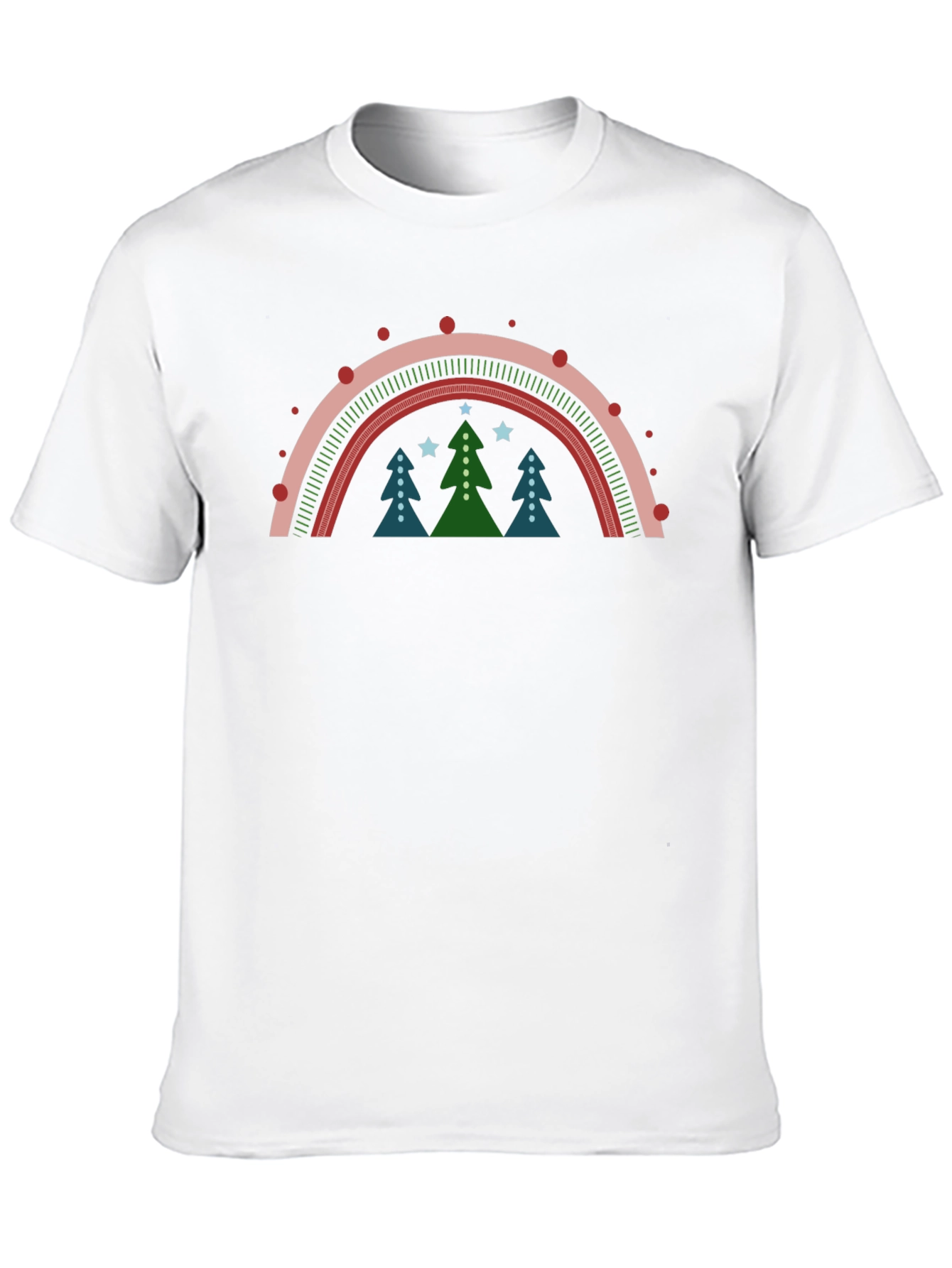 Festive Holiday Rainbow T-Shirt