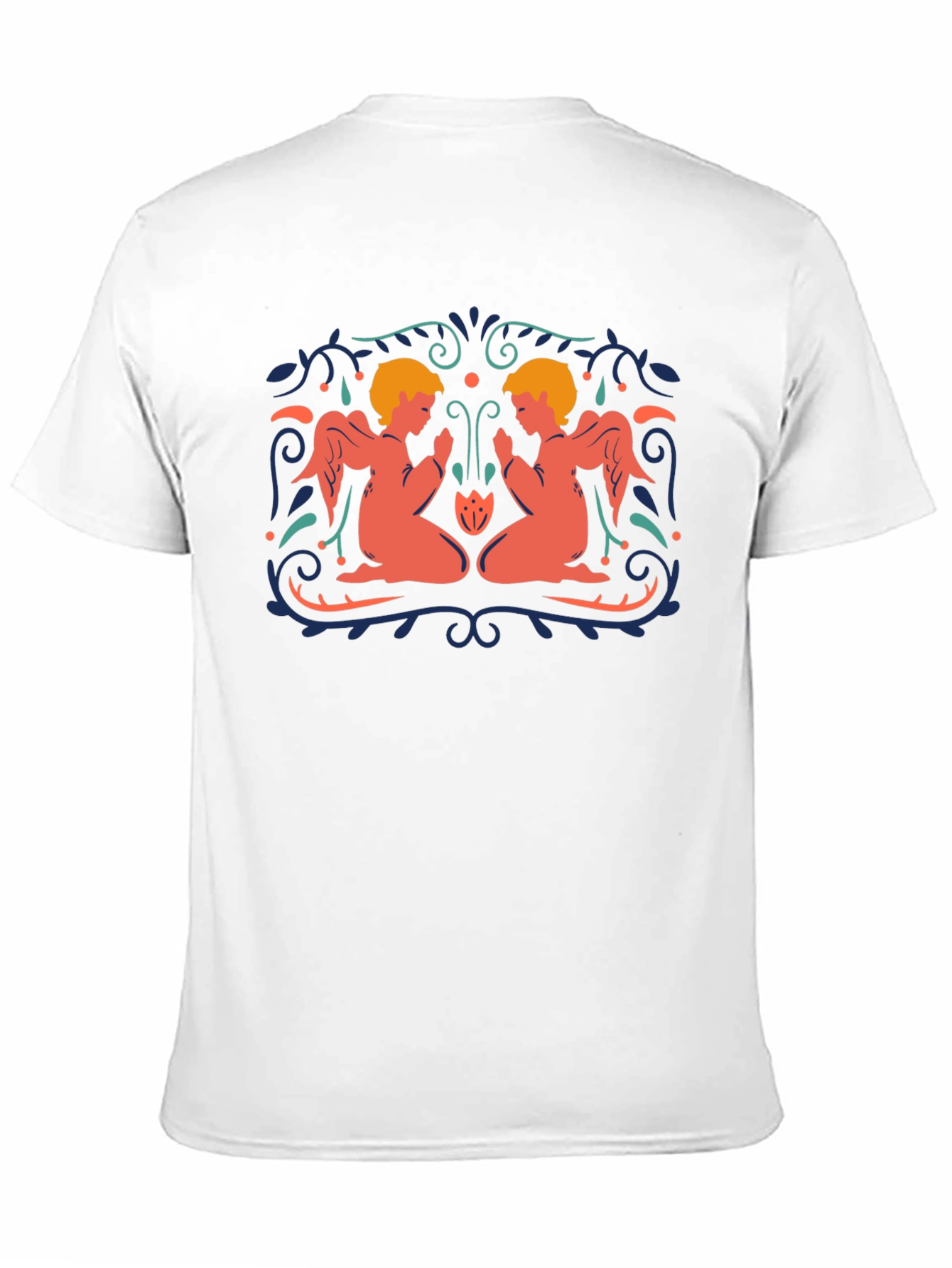 Angelic Twins Black T-Shirt