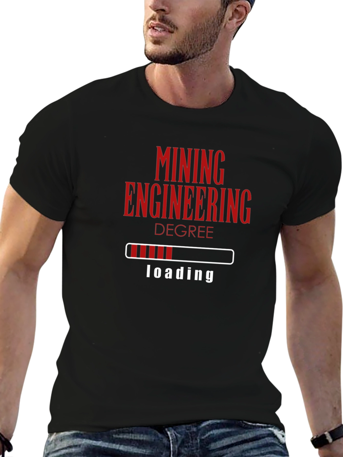 Mining Engineering Degree Loading T-Shirt
