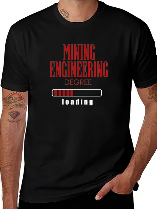 Mining Engineering Degree Loading T-Shirt