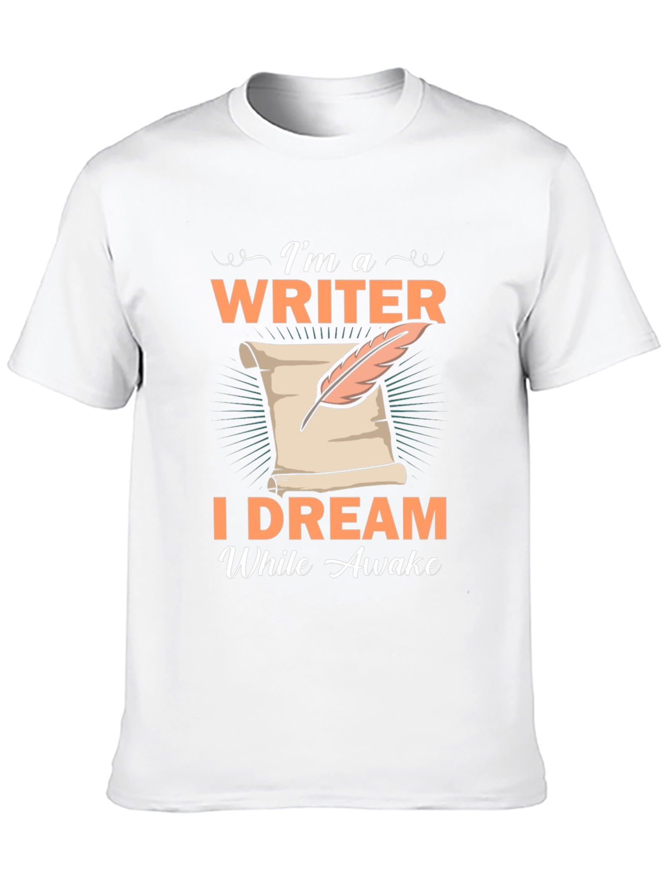 Writer Dreamer Black T-Shirt