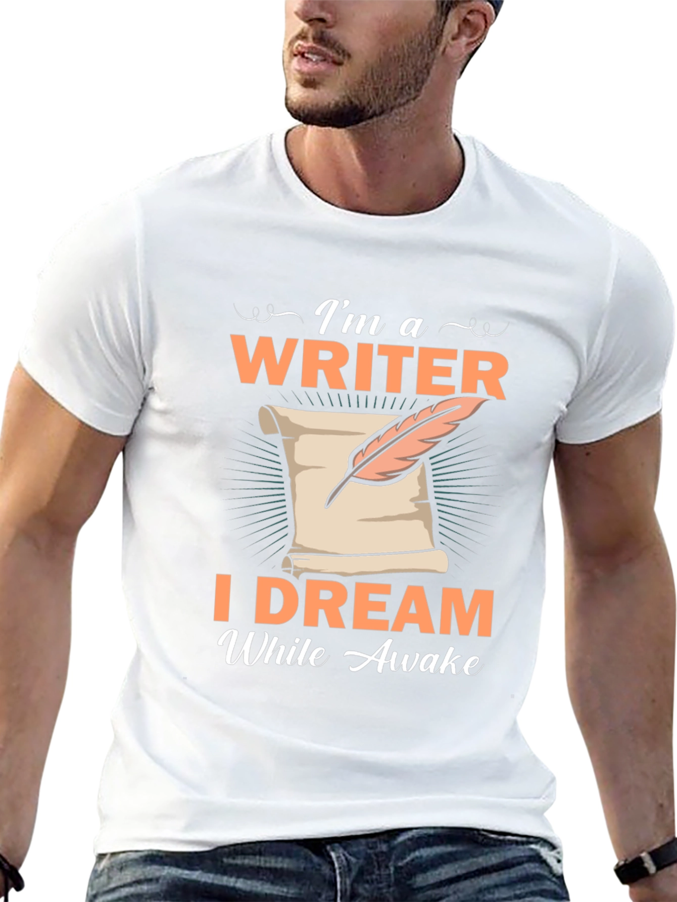 Writer Dreamer Black T-Shirt