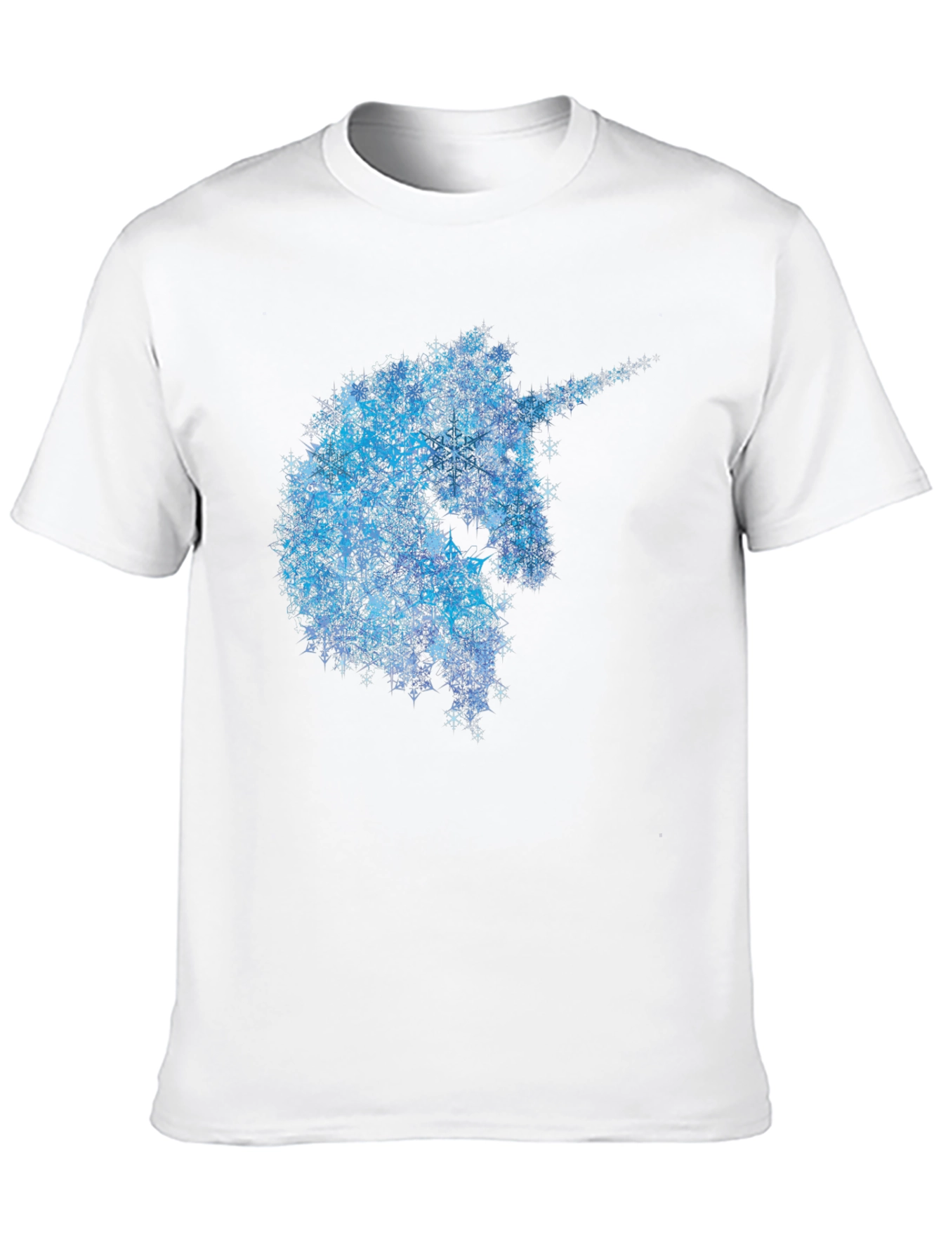 Unicorn Snowflake T-Shirt - Black