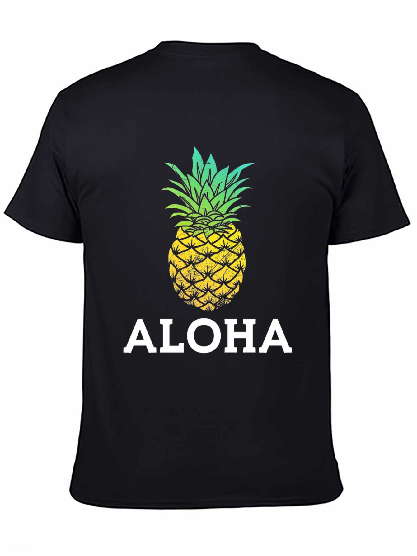 Aloha Pineapple Graphic T-Shirt - Tropical Summer Tee