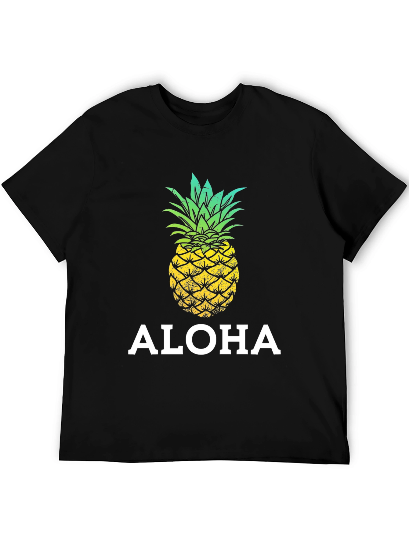 Aloha Pineapple Graphic T-Shirt - Tropical Summer Tee