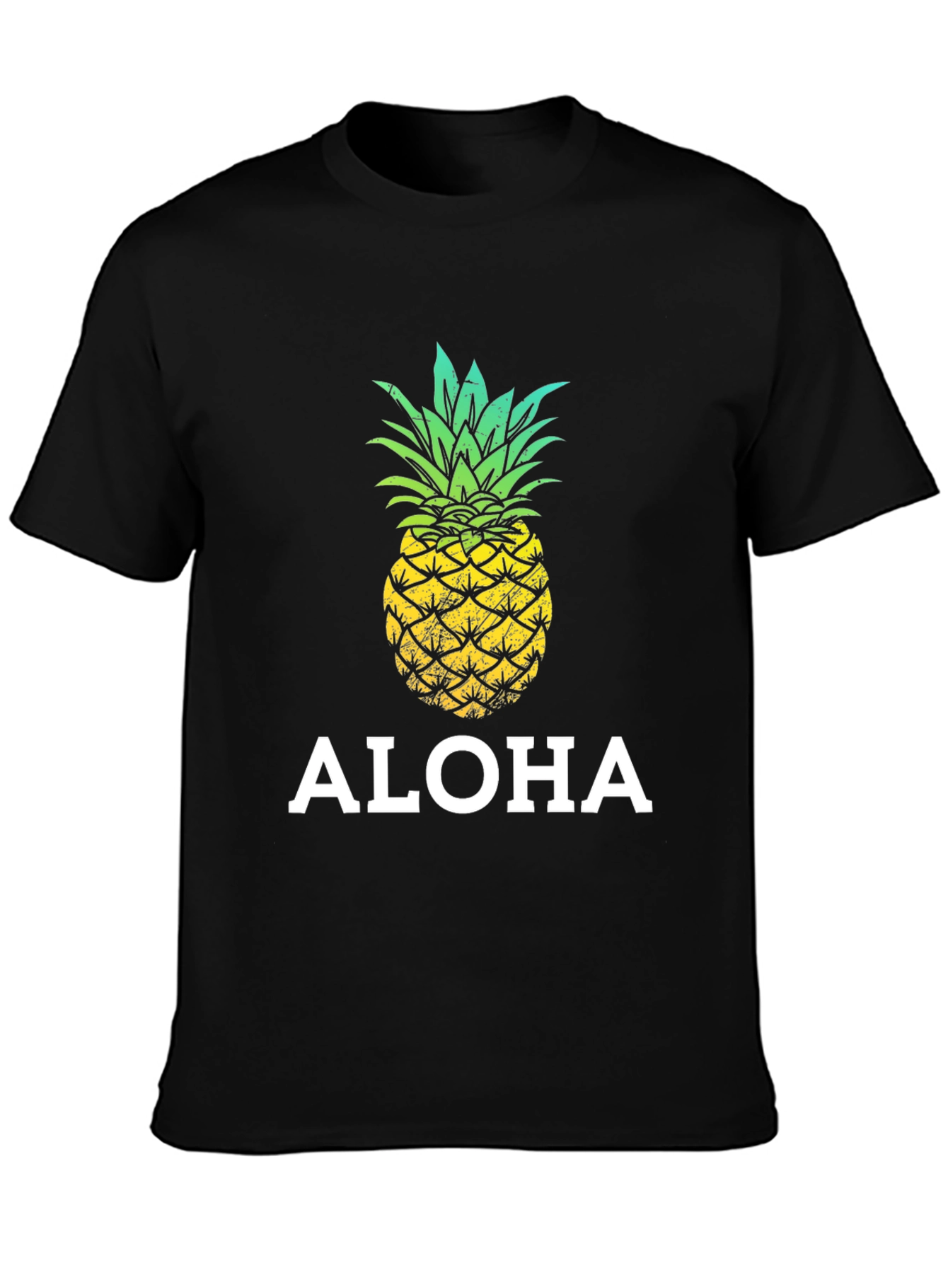 Aloha Pineapple Graphic T-Shirt - Tropical Summer Tee
