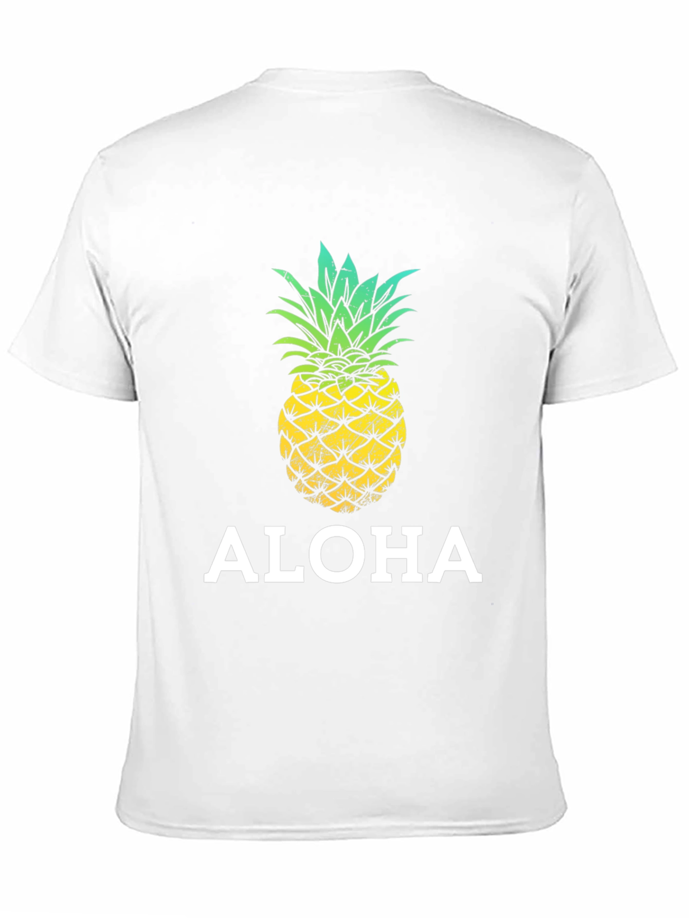 Aloha Pineapple Graphic T-Shirt - Tropical Summer Tee