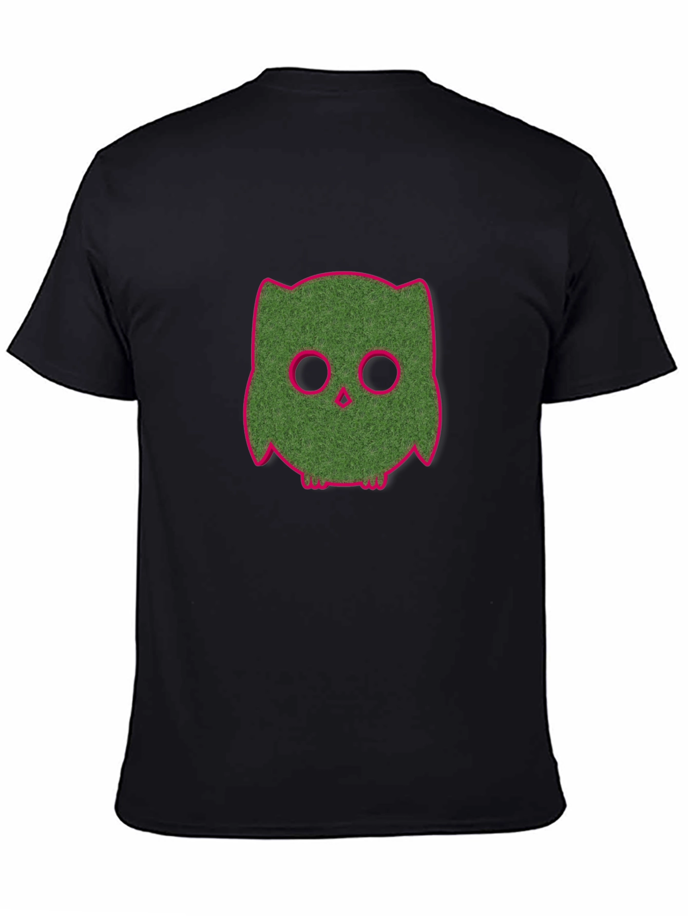 Funky Owl Graphic Tee - Black Casual T-Shirt