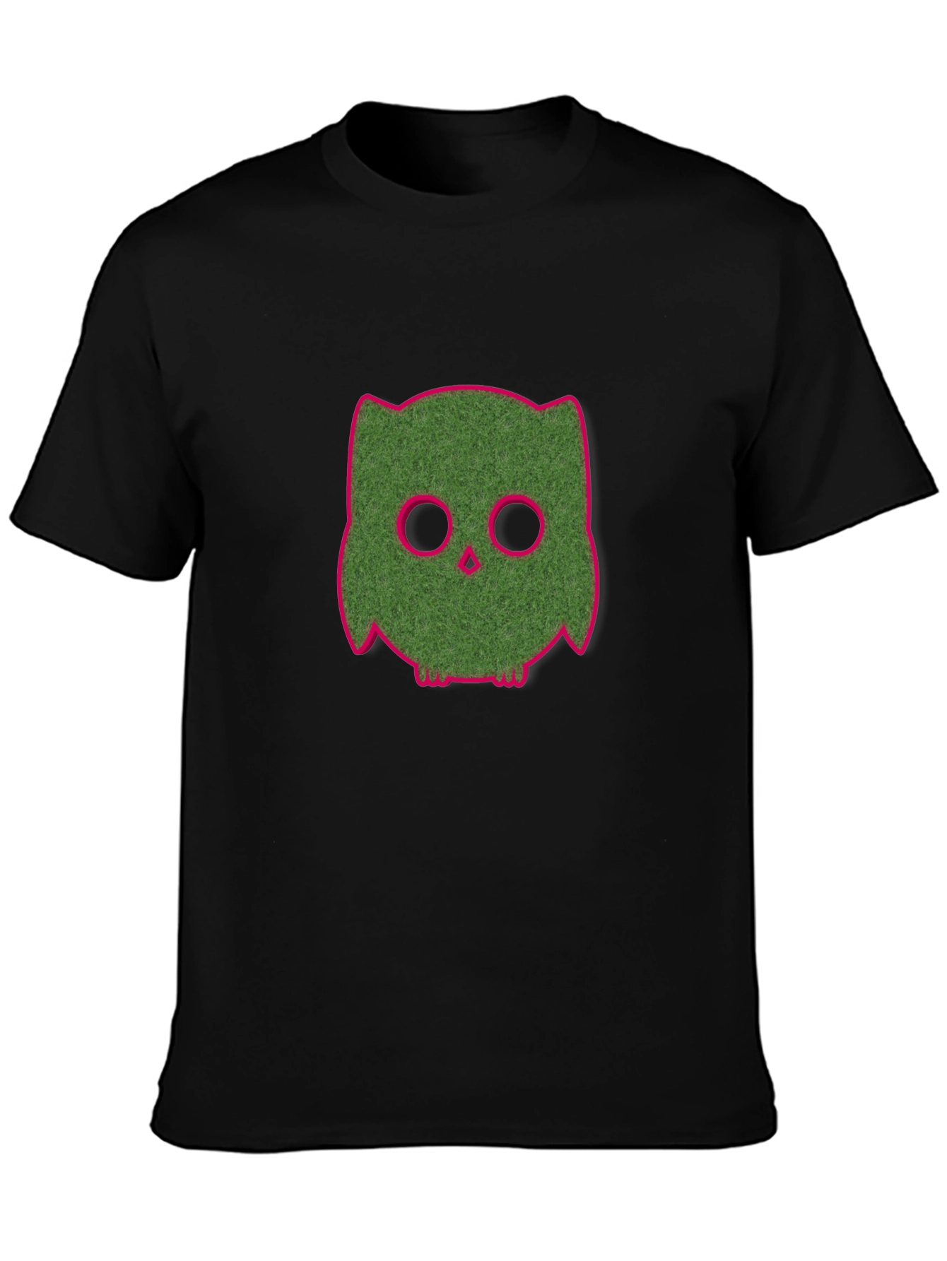 Funky Owl Graphic Tee - Black Casual T-Shirt