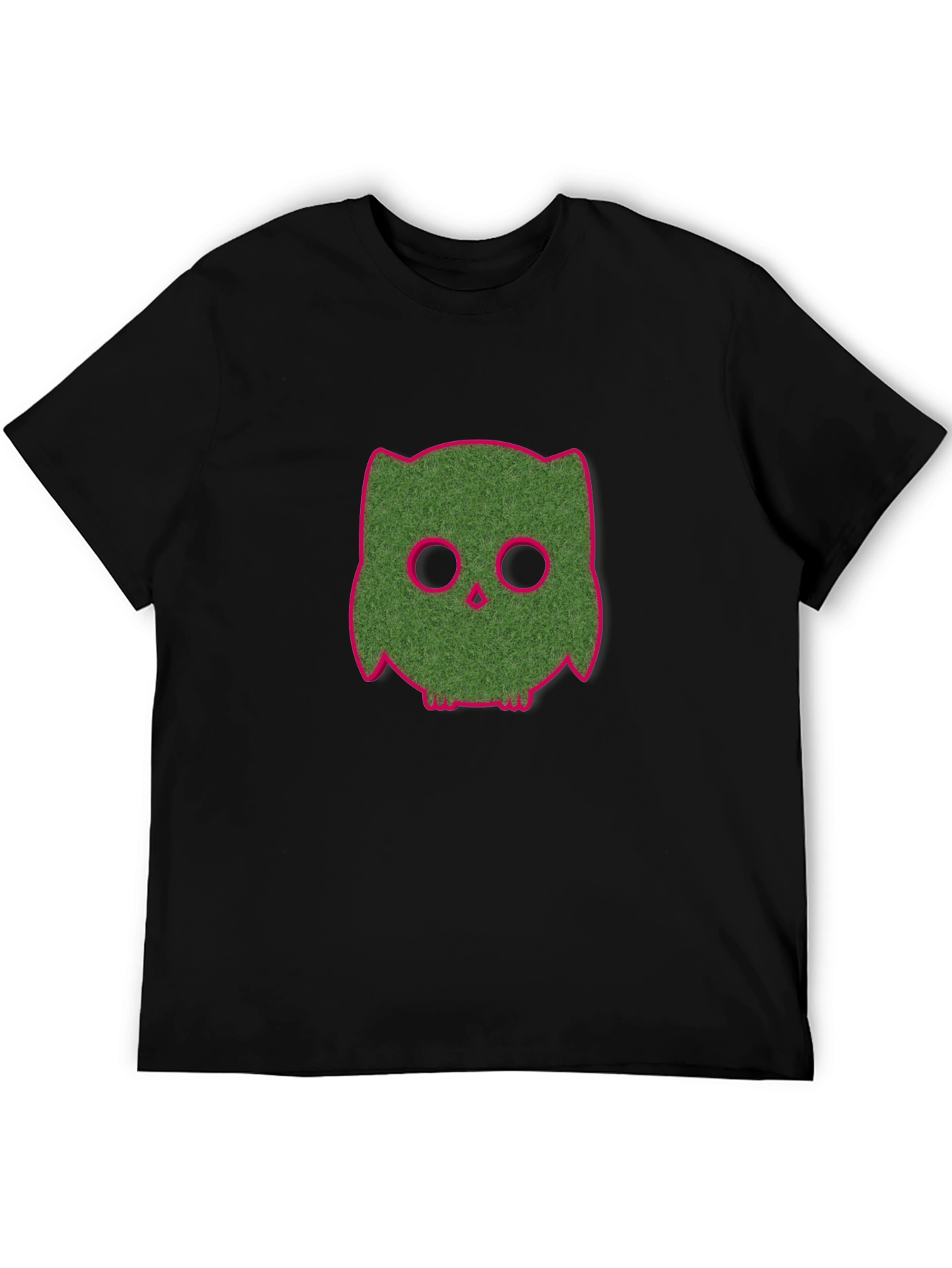 Funky Owl Graphic Tee - Black Casual T-Shirt