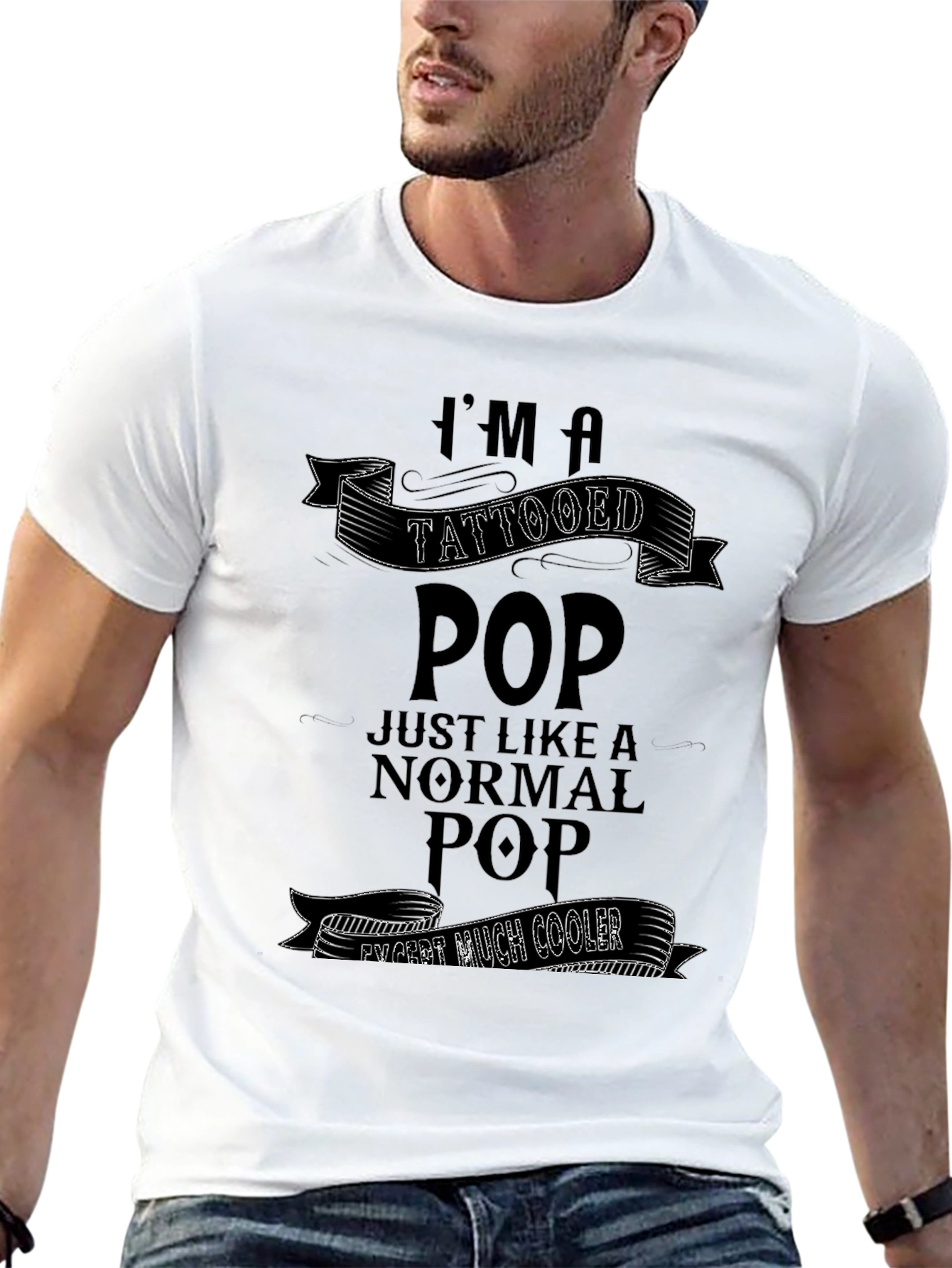 Tattooed Pop T-Shirt: Cool Dad Apparel