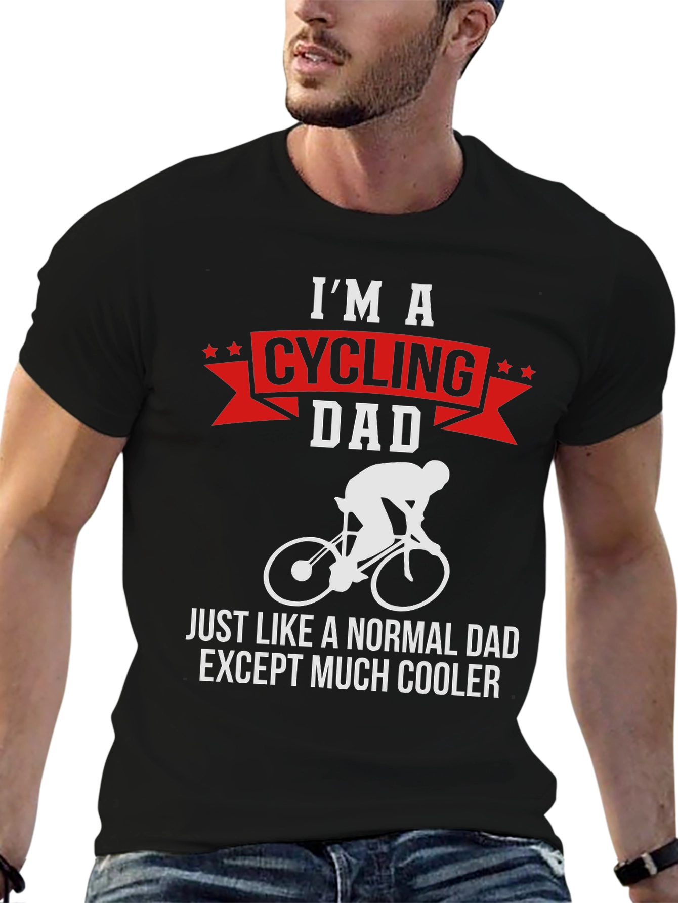 Cycling Dad T-Shirt: Cool Dad Gift!