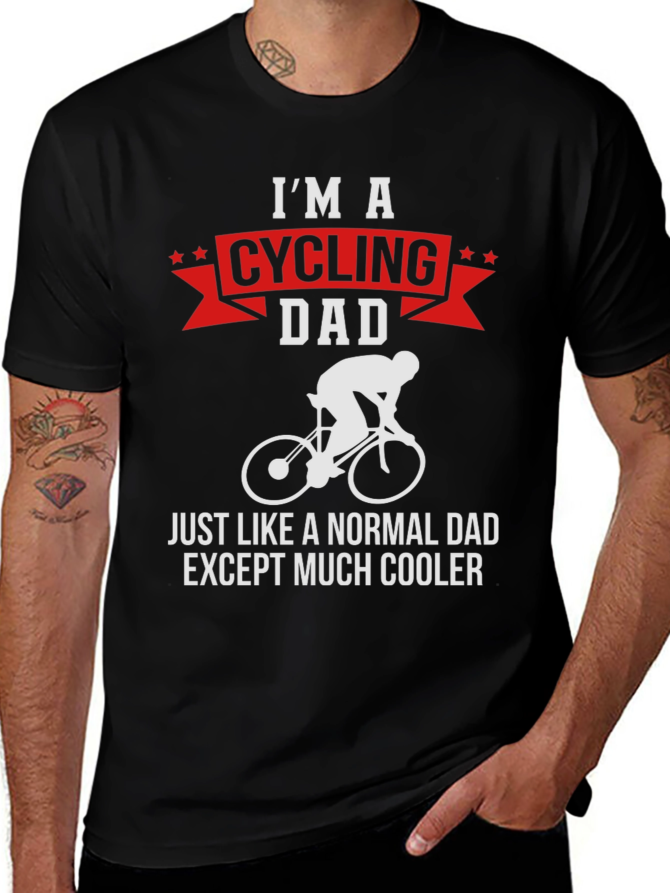 Cycling Dad T-Shirt: Cool Dad Gift!