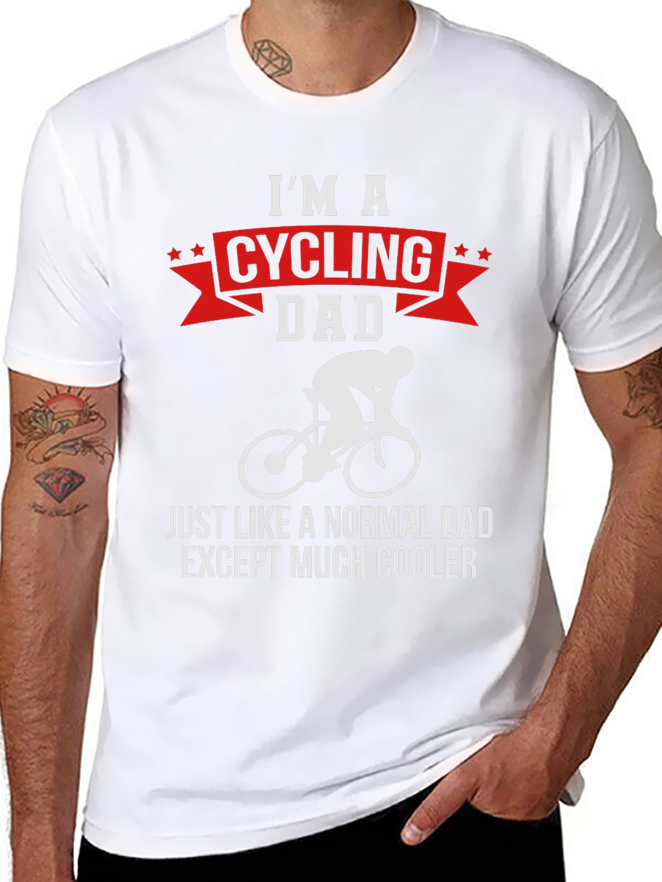 Cycling Dad T-Shirt: Cool Dad Gift!