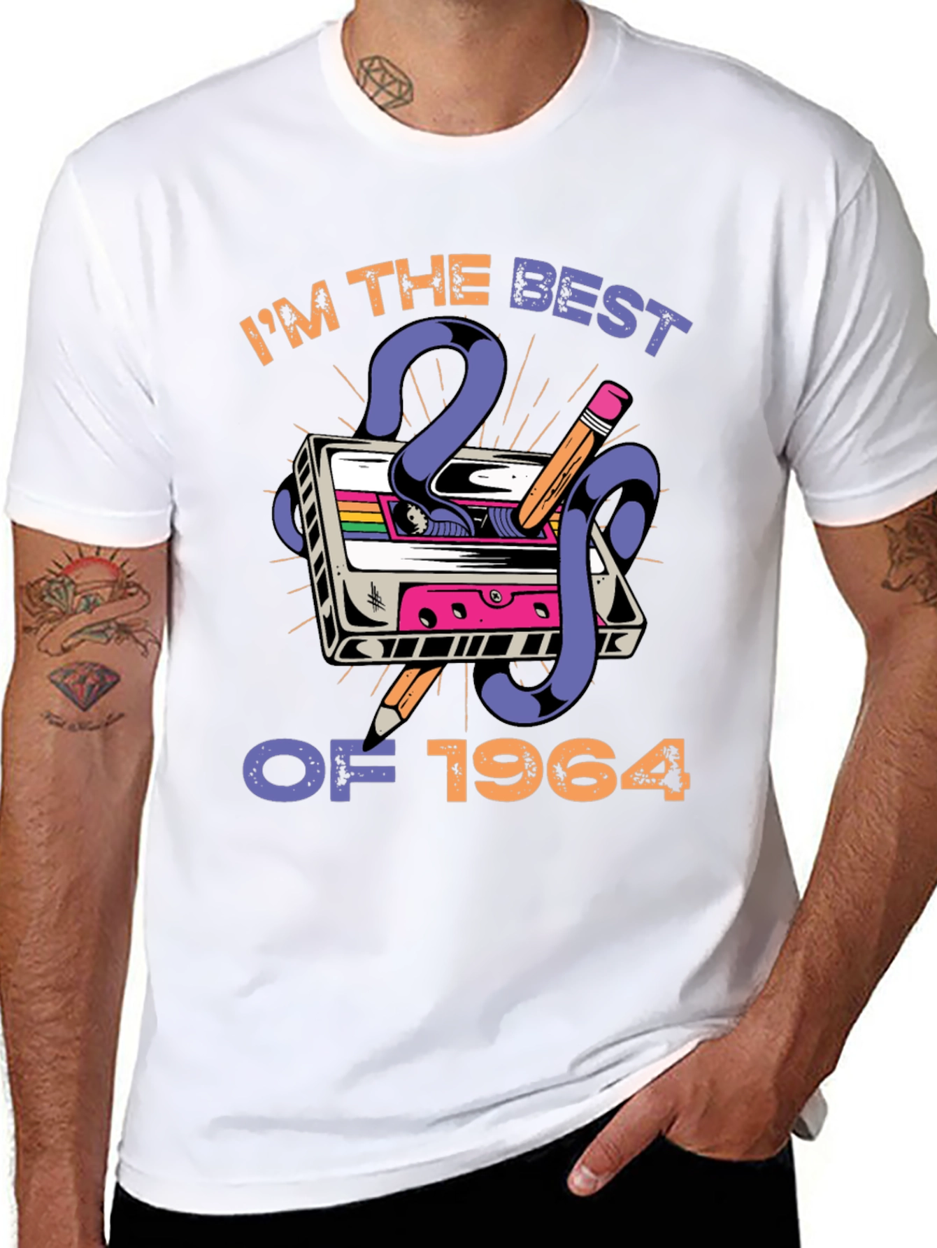 Im the Best of 1964 Cassette Tape Graphic T-Shirt
