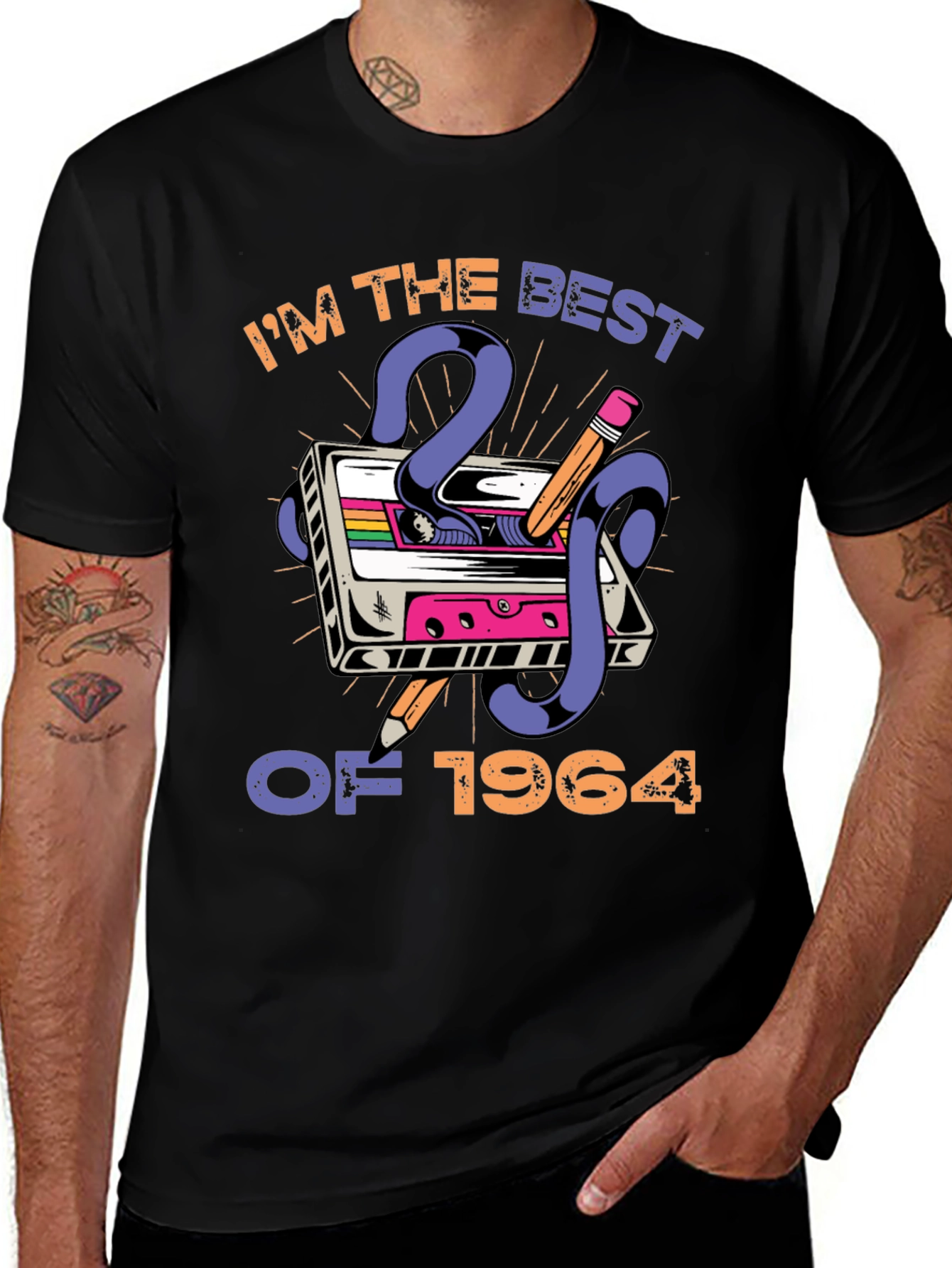 Im the Best of 1964 Cassette Tape Graphic T-Shirt