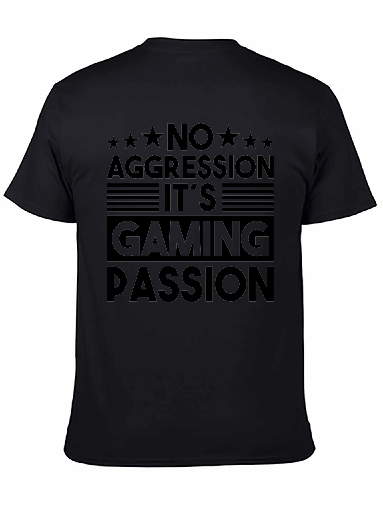 Gaming Passion Black T-Shirt