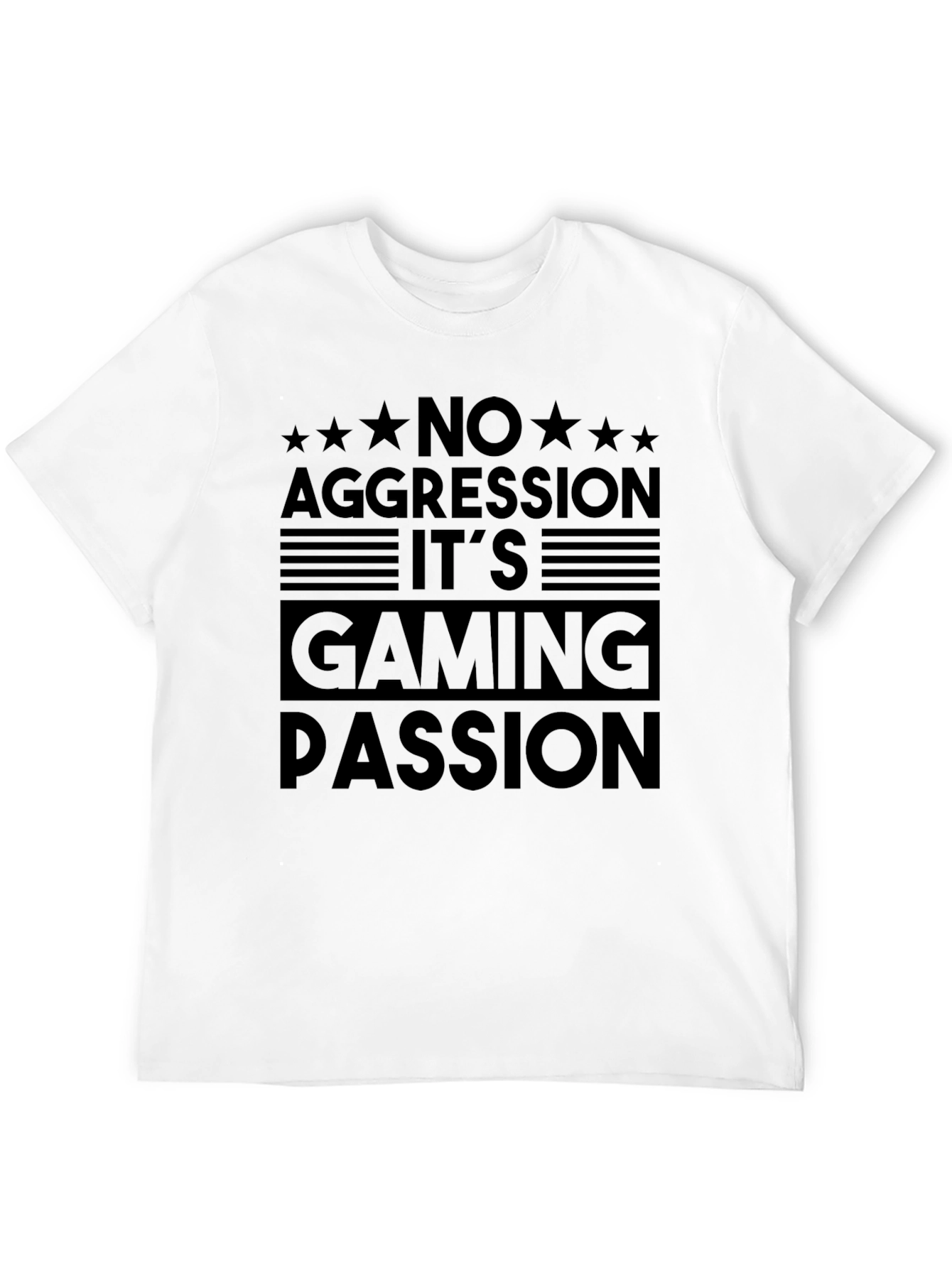 Gaming Passion Black T-Shirt