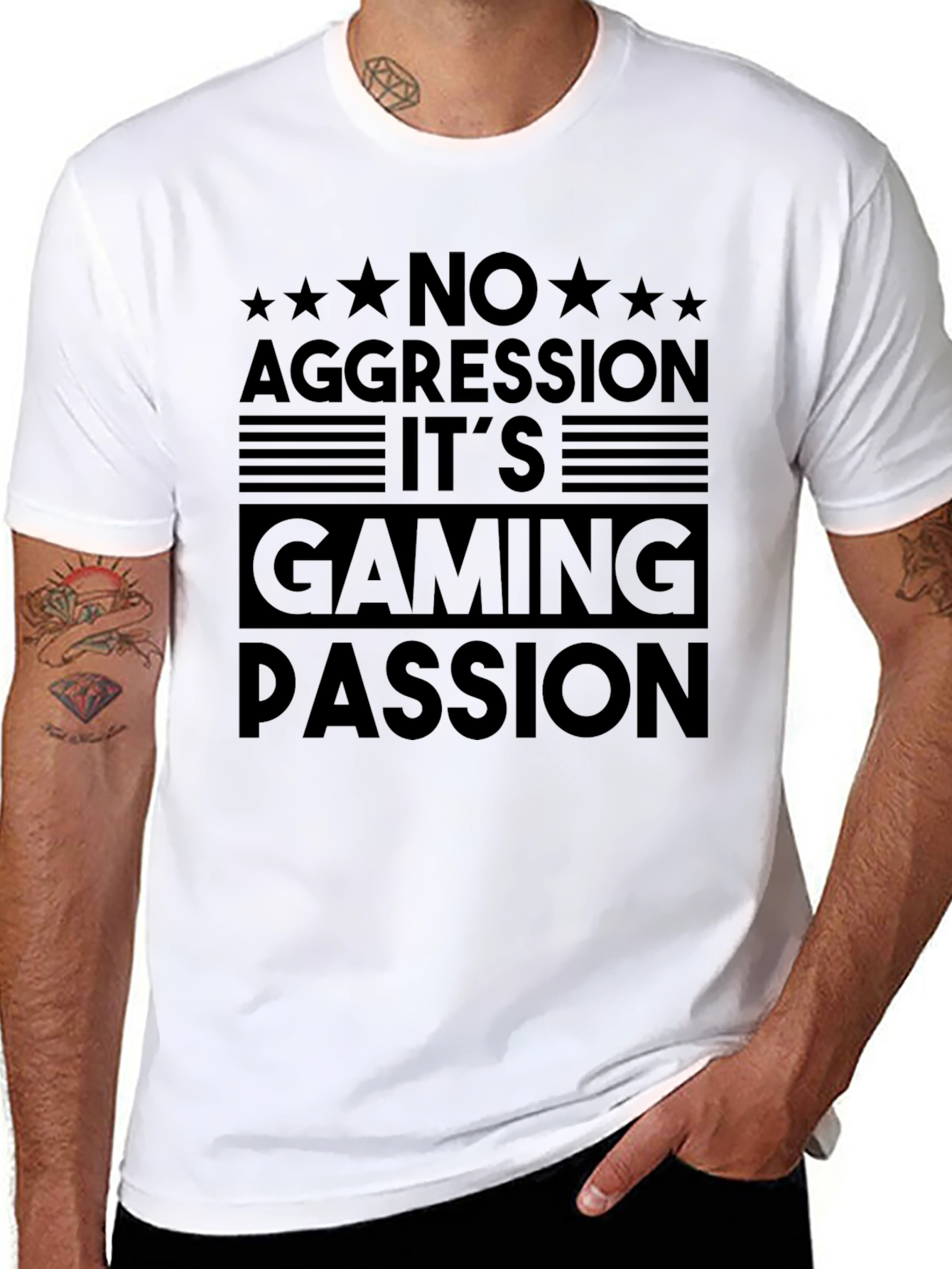 Gaming Passion Black T-Shirt