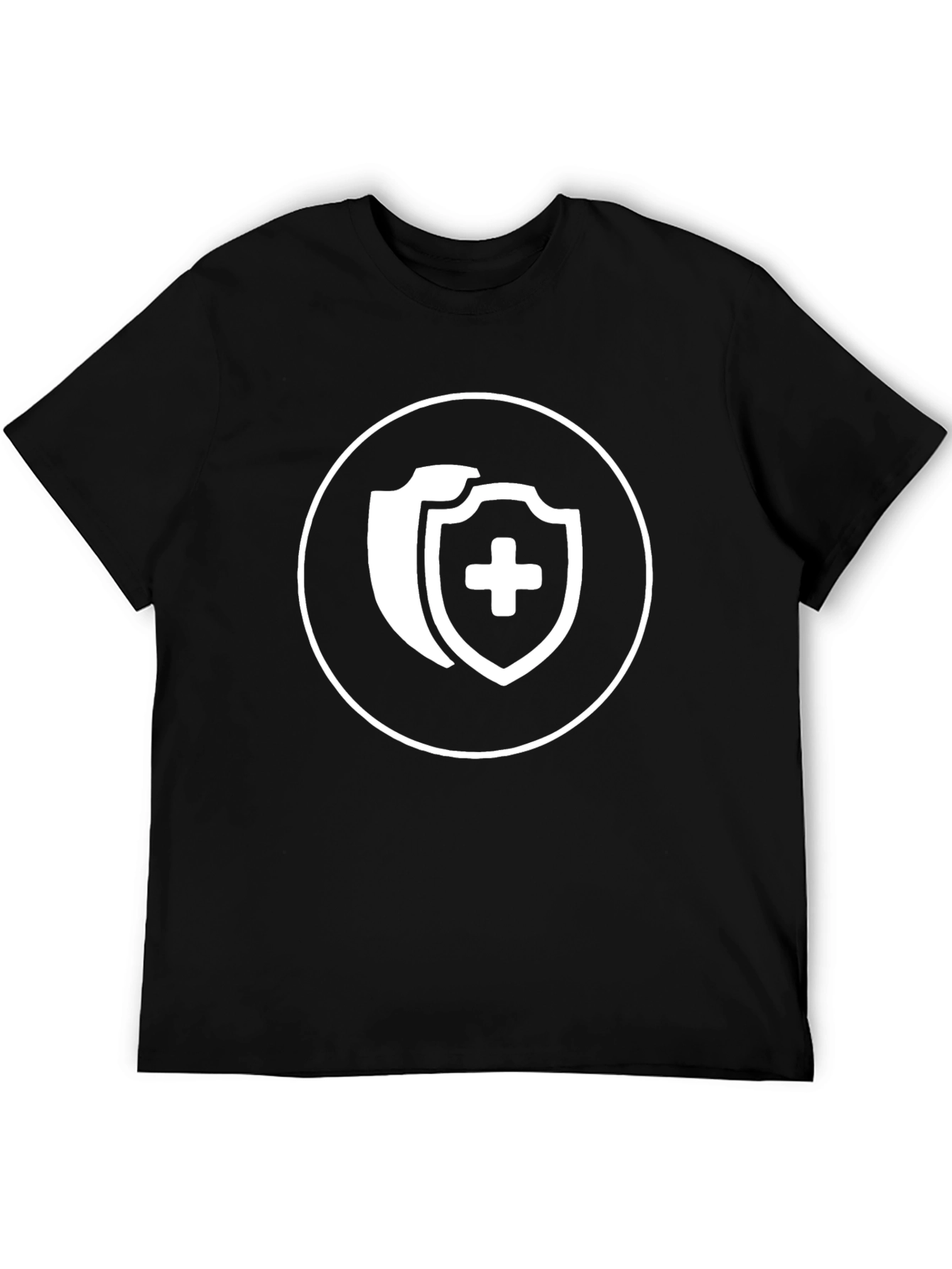 Black T-Shirt with Shield Medical Logo